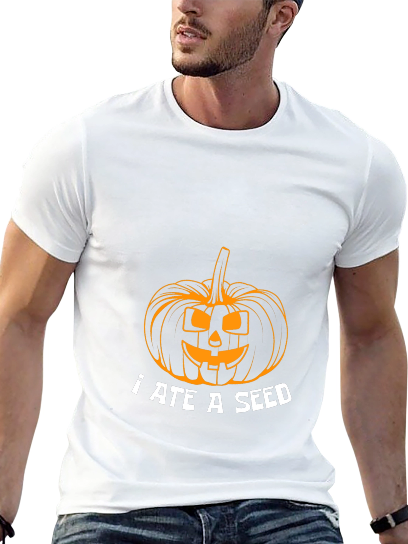 Halloween I Ate A Seed Pumpkin Graphic Tee