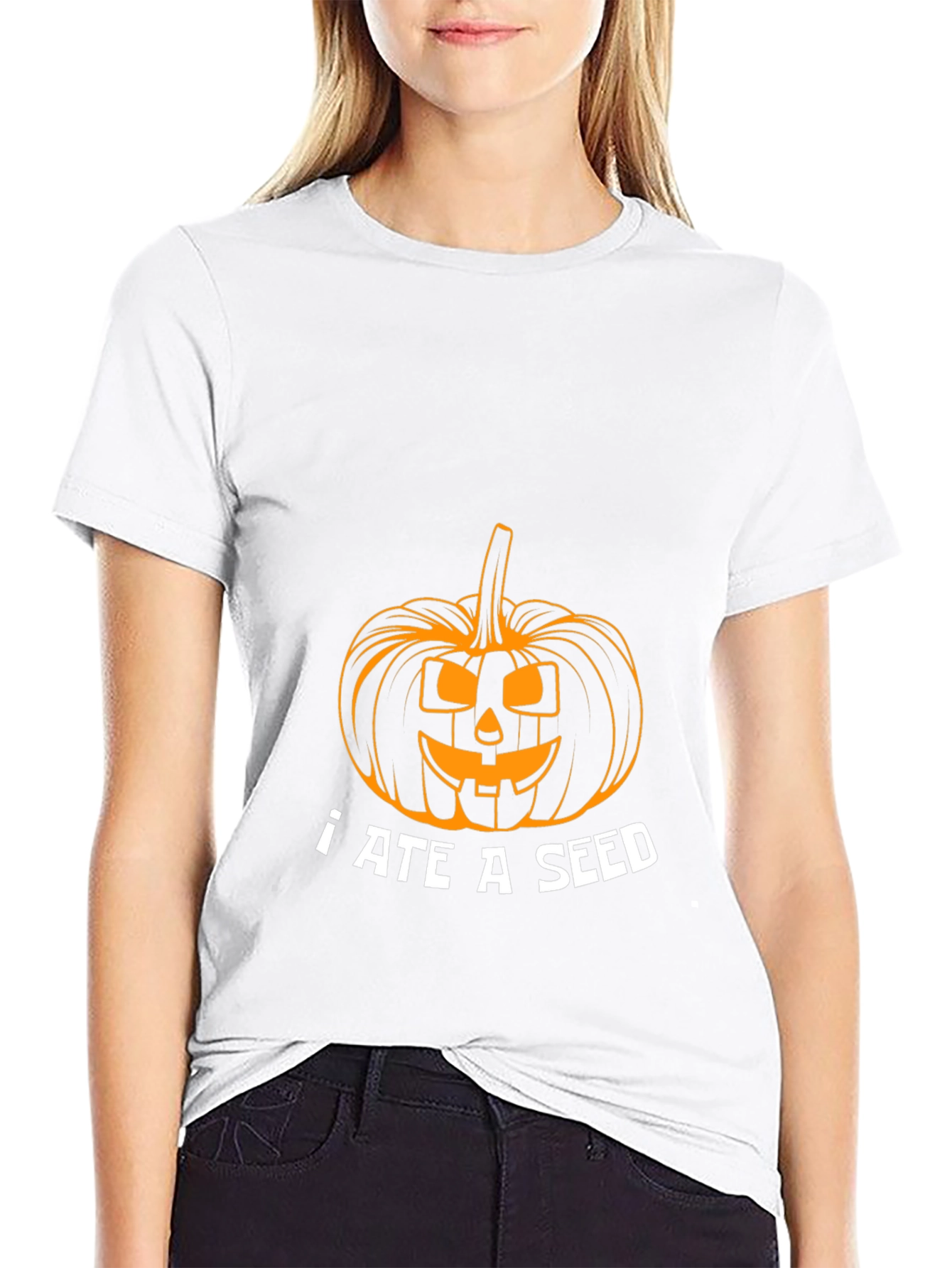 Halloween I Ate A Seed Pumpkin Graphic Tee