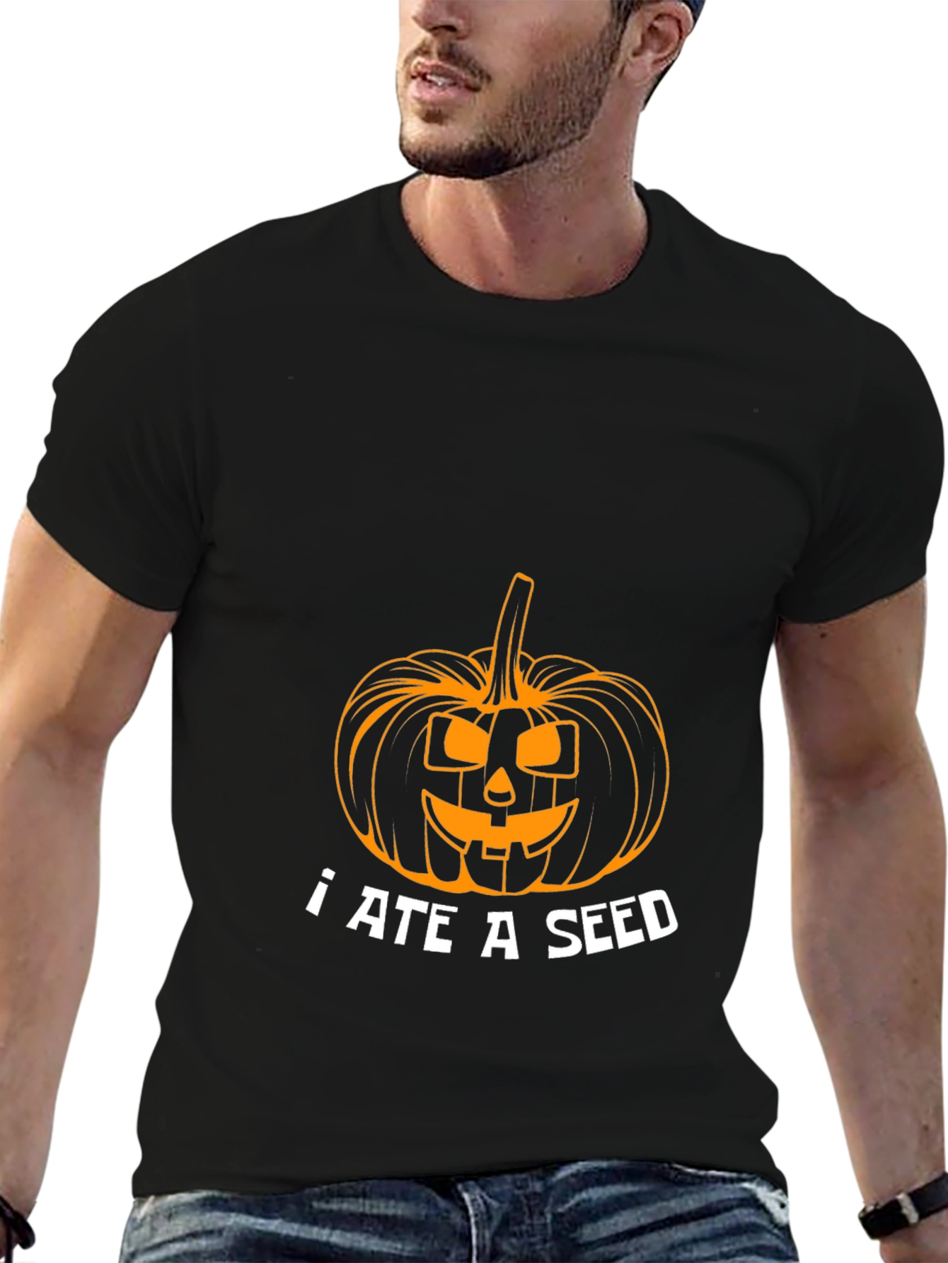 Halloween I Ate A Seed Pumpkin Graphic Tee