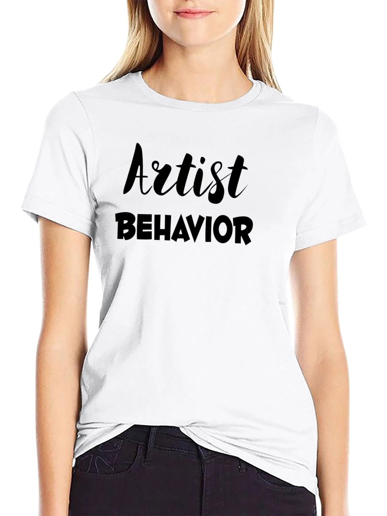 Artist Behavior Black T-Shirt