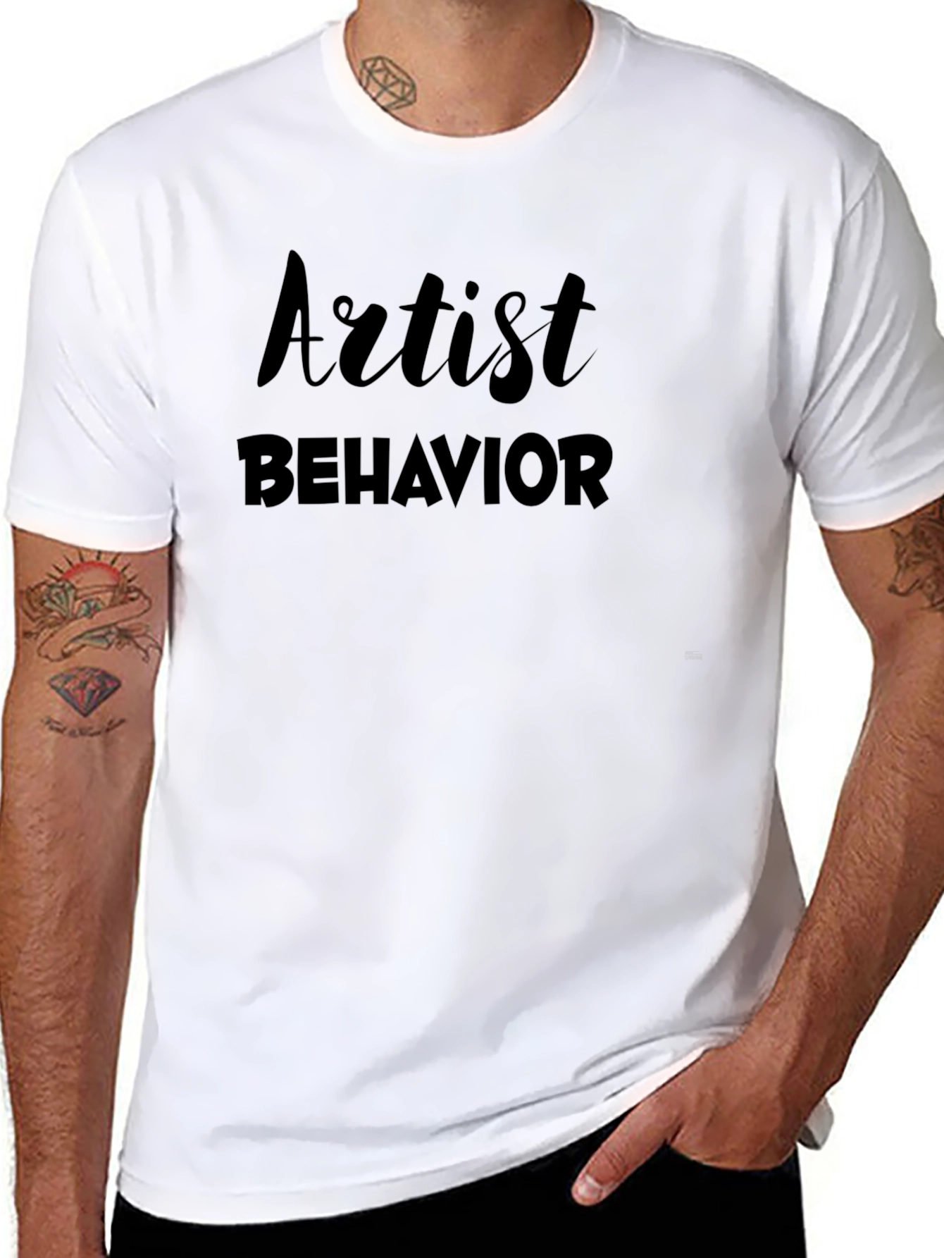 Artist Behavior Black T-Shirt