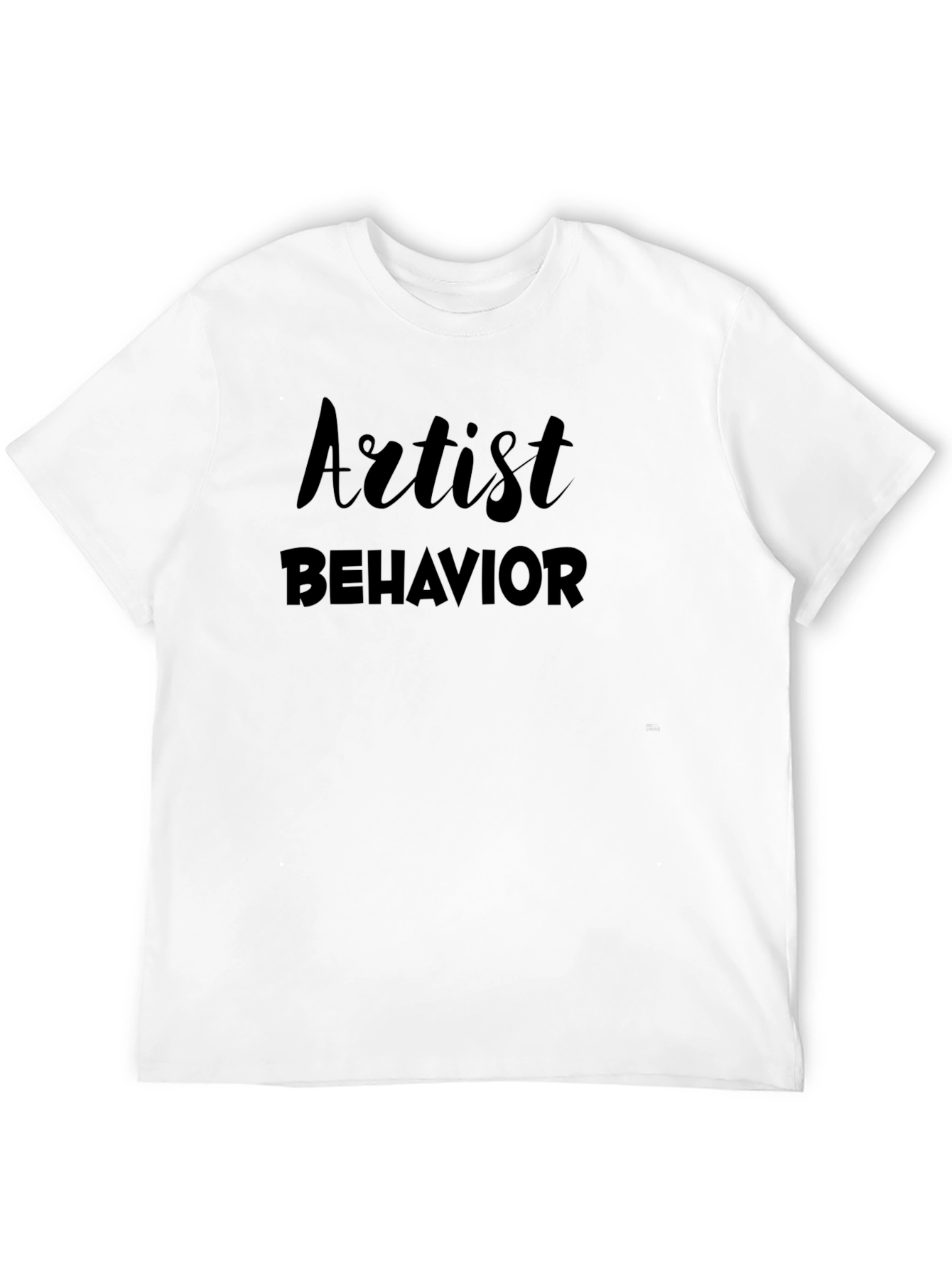 Artist Behavior Black T-Shirt