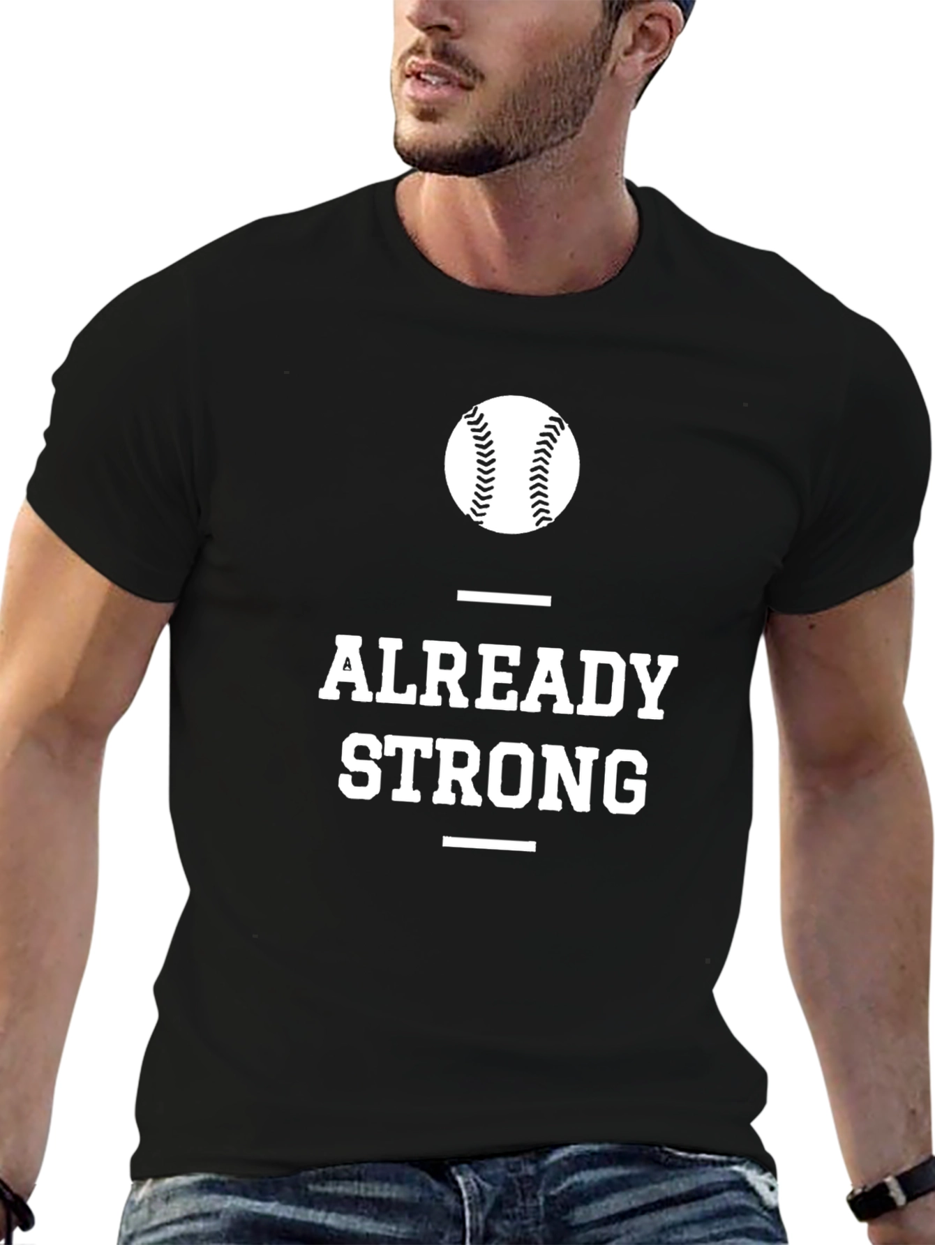 Already Strong Baseball Graphic Tee