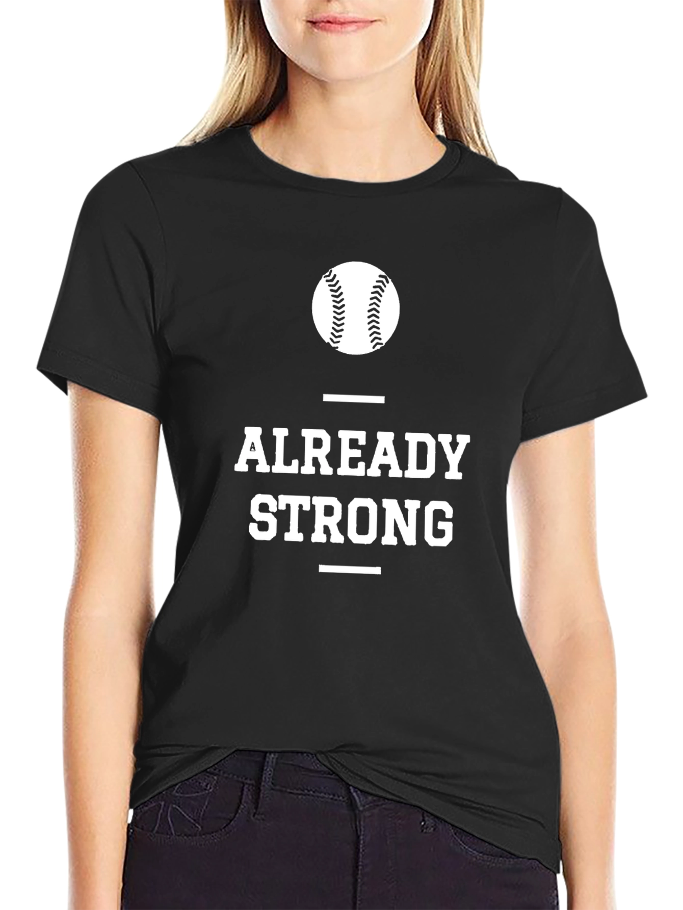 Already Strong Baseball Graphic Tee