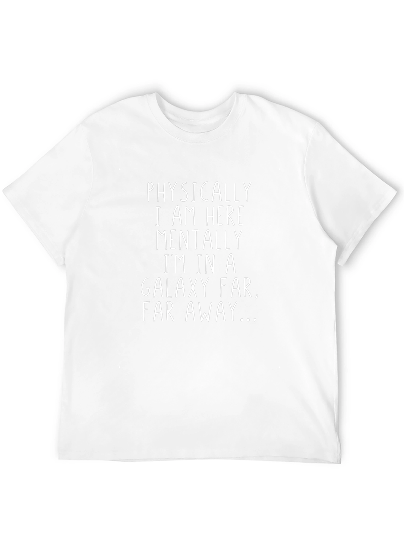 Galaxy Far Far Away Mens Black T-Shirt