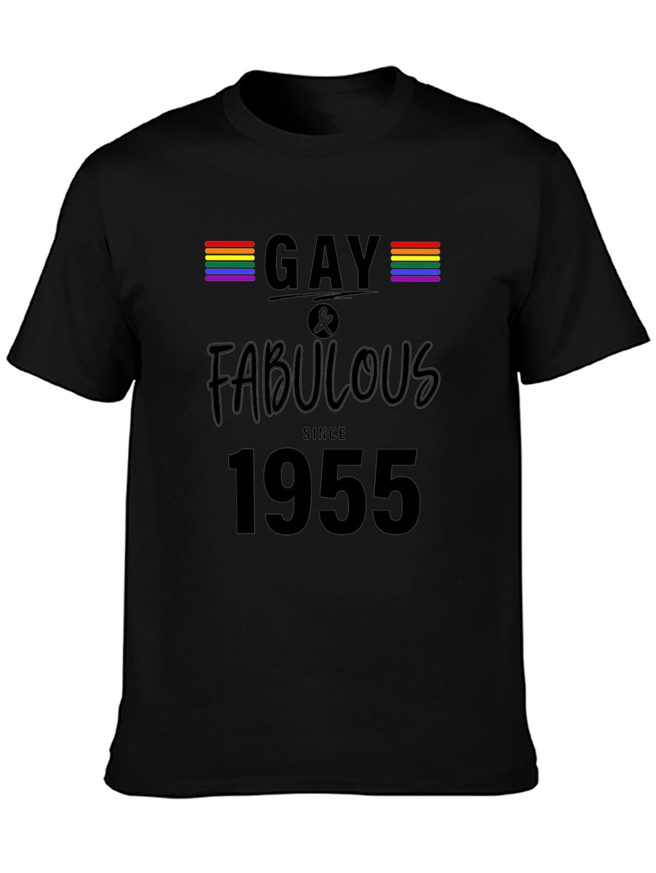 Gay & Fabulous Since 1955 T-Shirt LGBTQ Pride