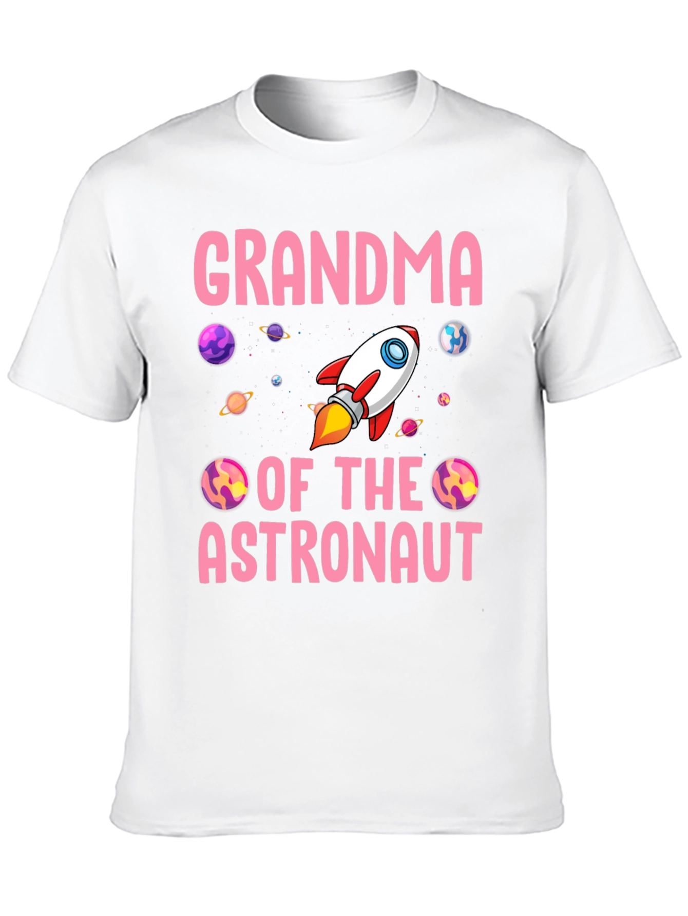 Grandma of the Astronaut T-Shirt - Space Rocket Design