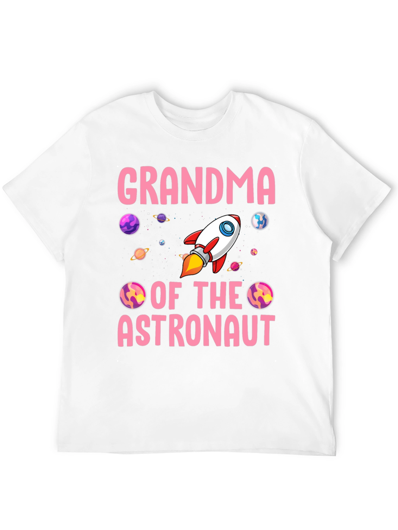 Grandma of the Astronaut T-Shirt - Space Rocket Design