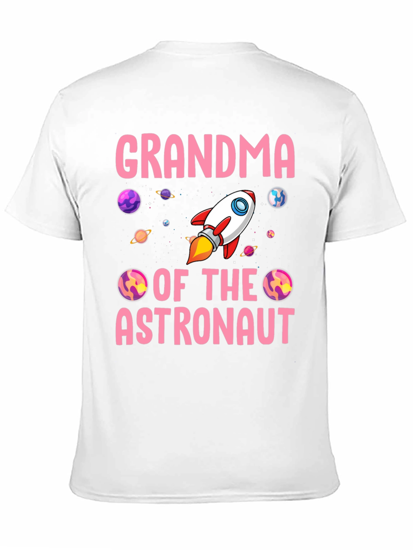 Grandma of the Astronaut T-Shirt - Space Rocket Design