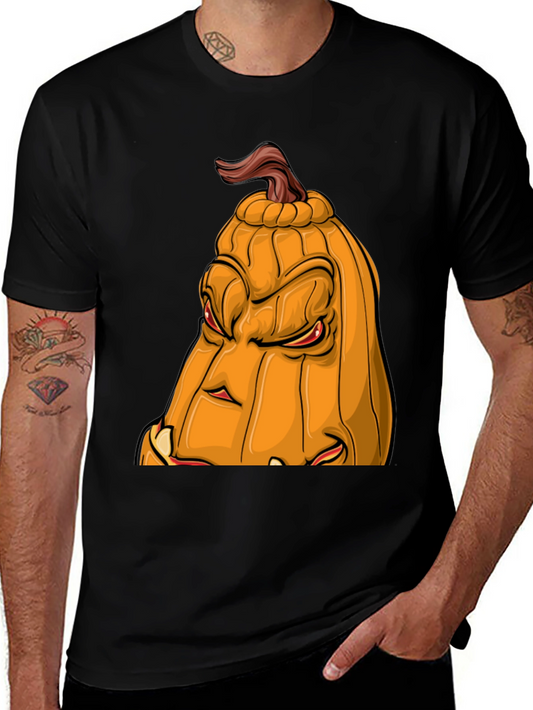 Halloween Pumpkin Face T-Shirt - Spooky Season Apparel