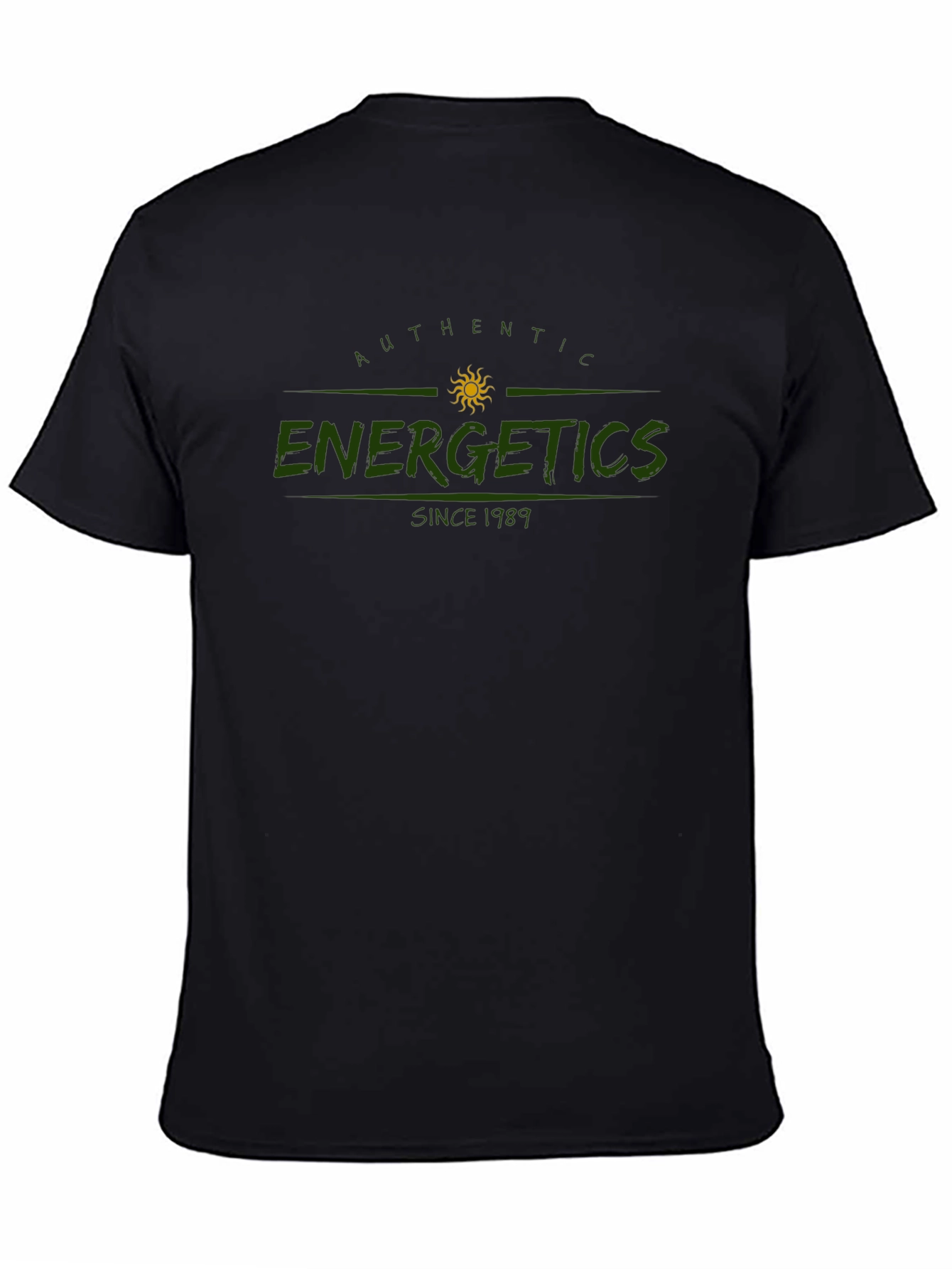 Authentic Energetics T-Shirt Since 1989 Black