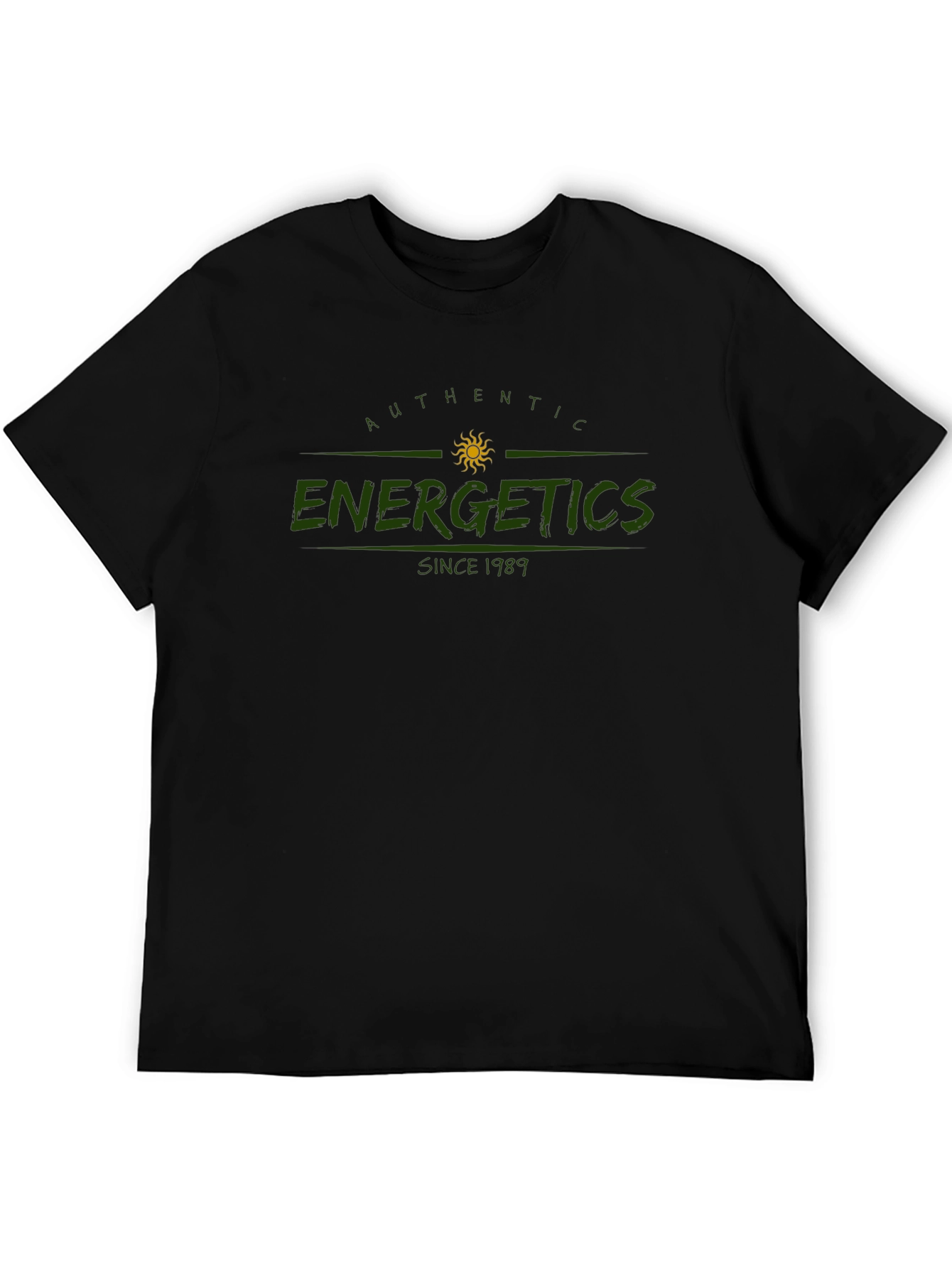 Authentic Energetics T-Shirt Since 1989 Black