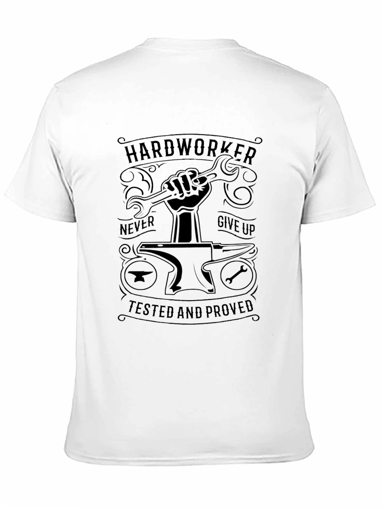 Hardworker Graphic Tee - Never Give Up
