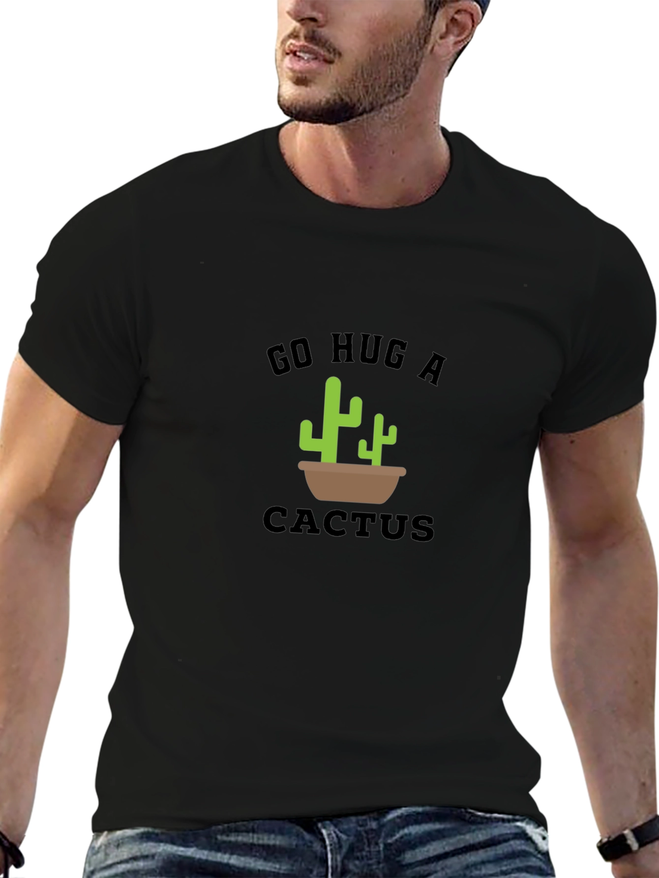 Go Hug A Cactus Graphic Tee
