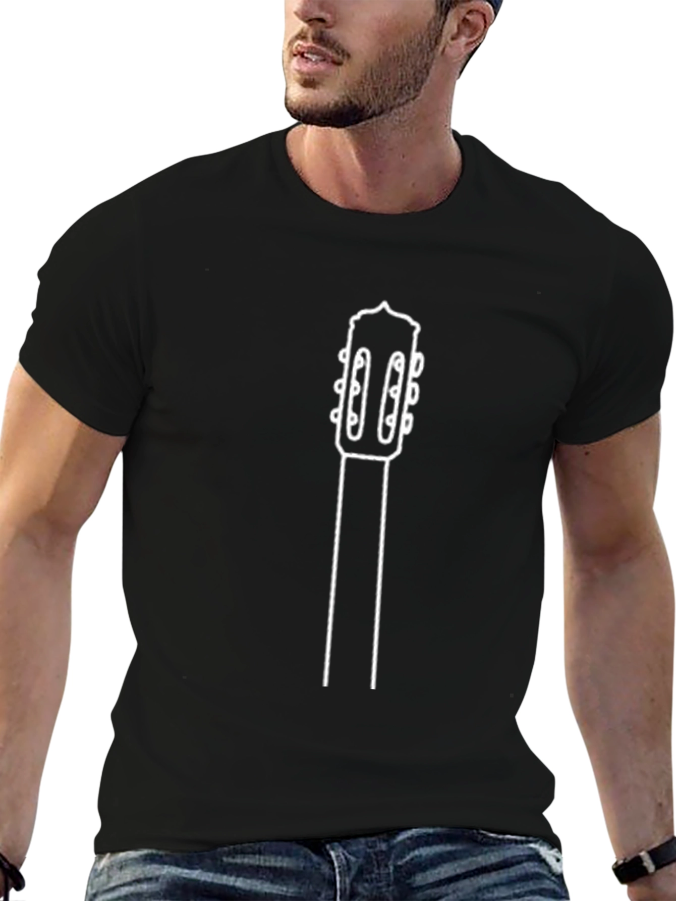 Guitar Neck T-Shirt - Stylish Music Tee