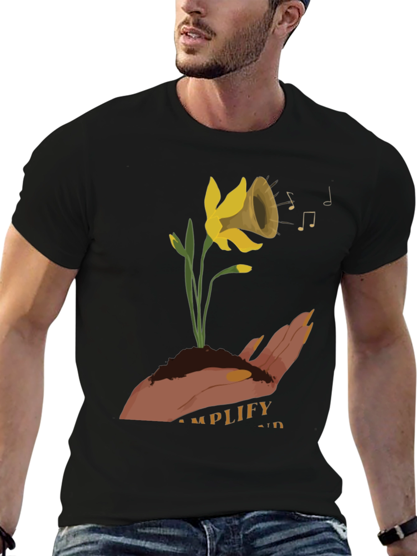 Amplify Sound Flower Graphic Tee