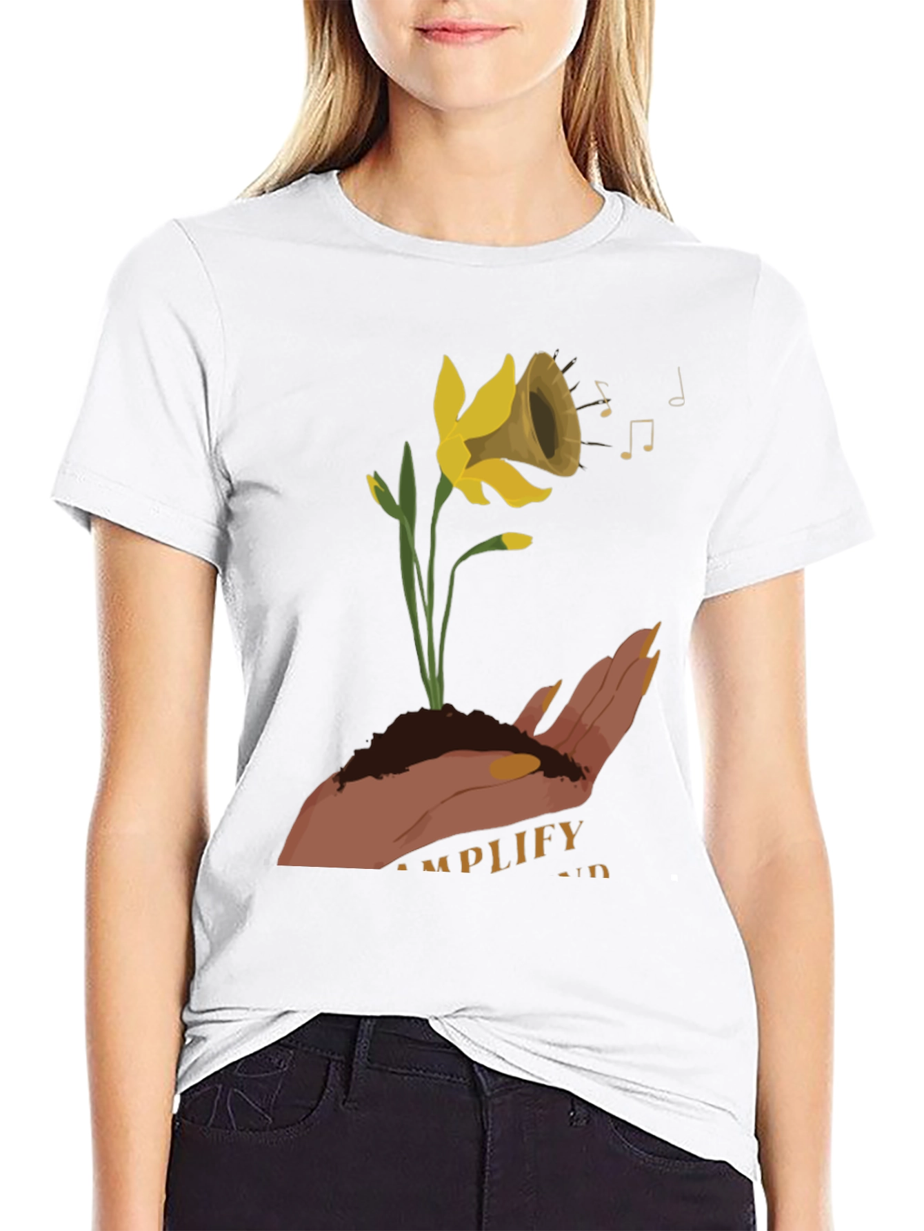 Amplify Sound Flower Graphic Tee