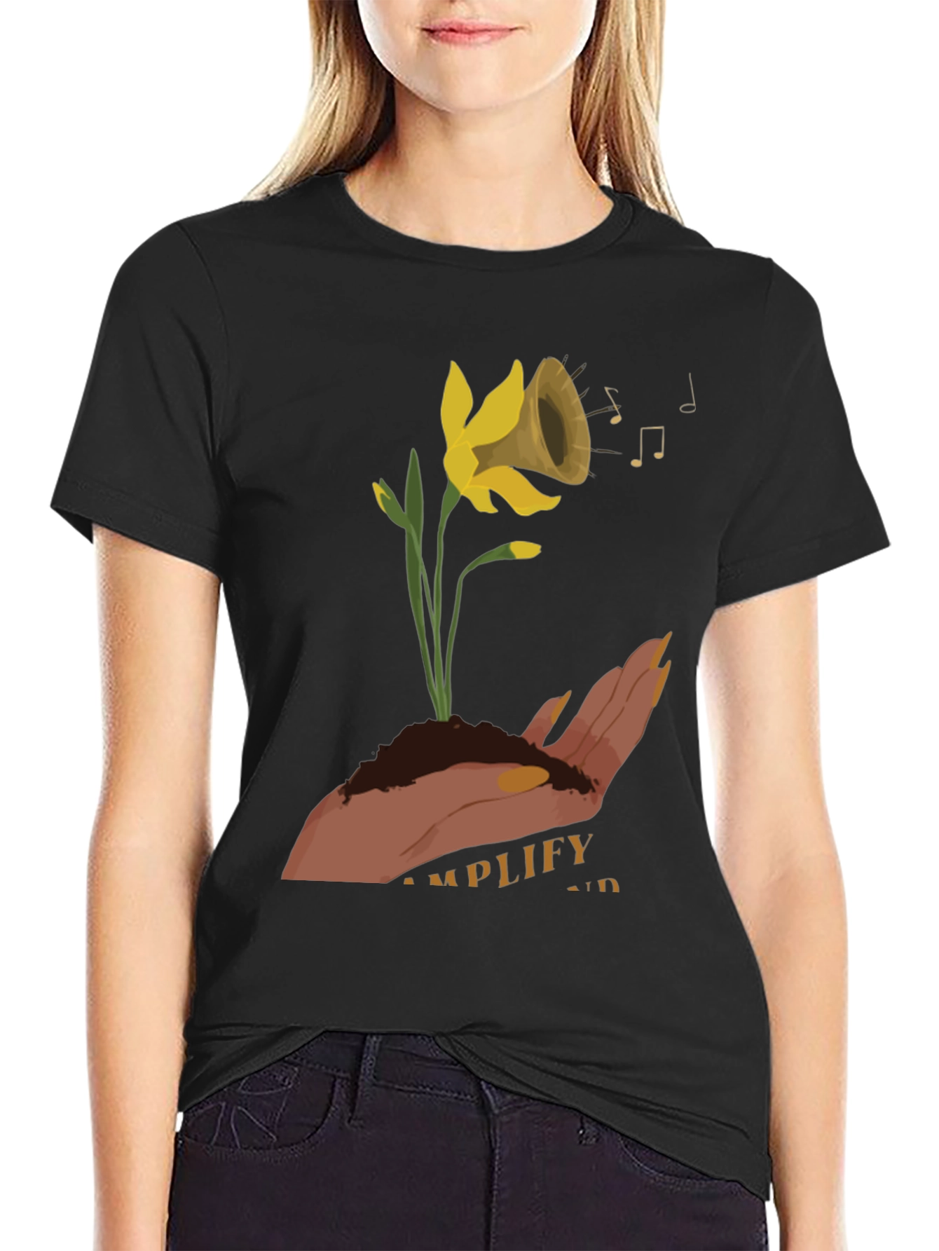 Amplify Sound Flower Graphic Tee