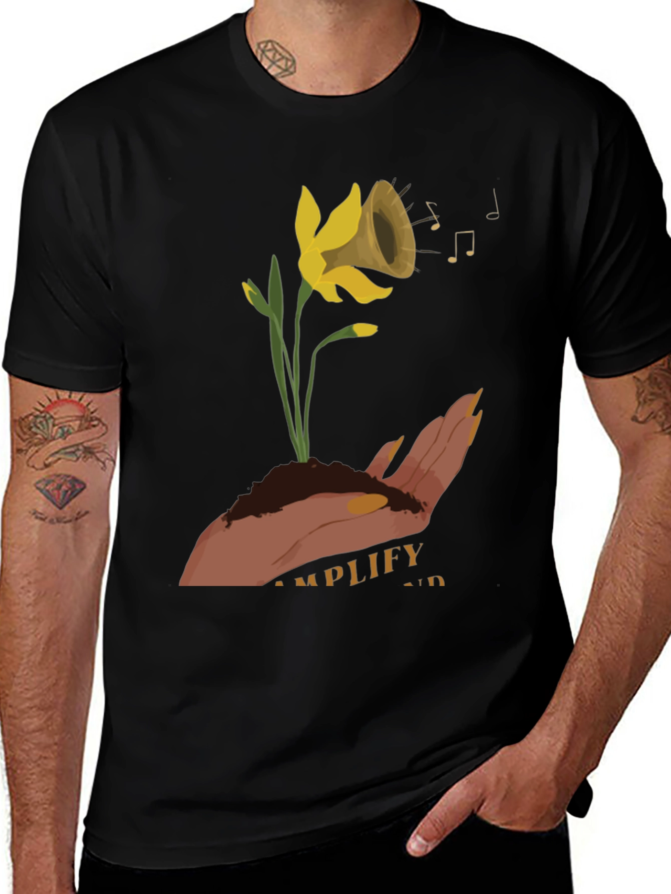 Amplify Sound Flower Graphic Tee