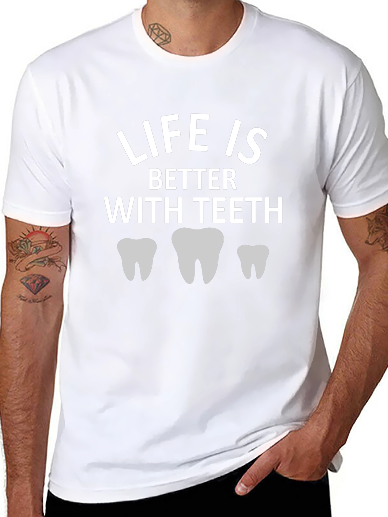 Life Is Better With Teeth Graphic Tee