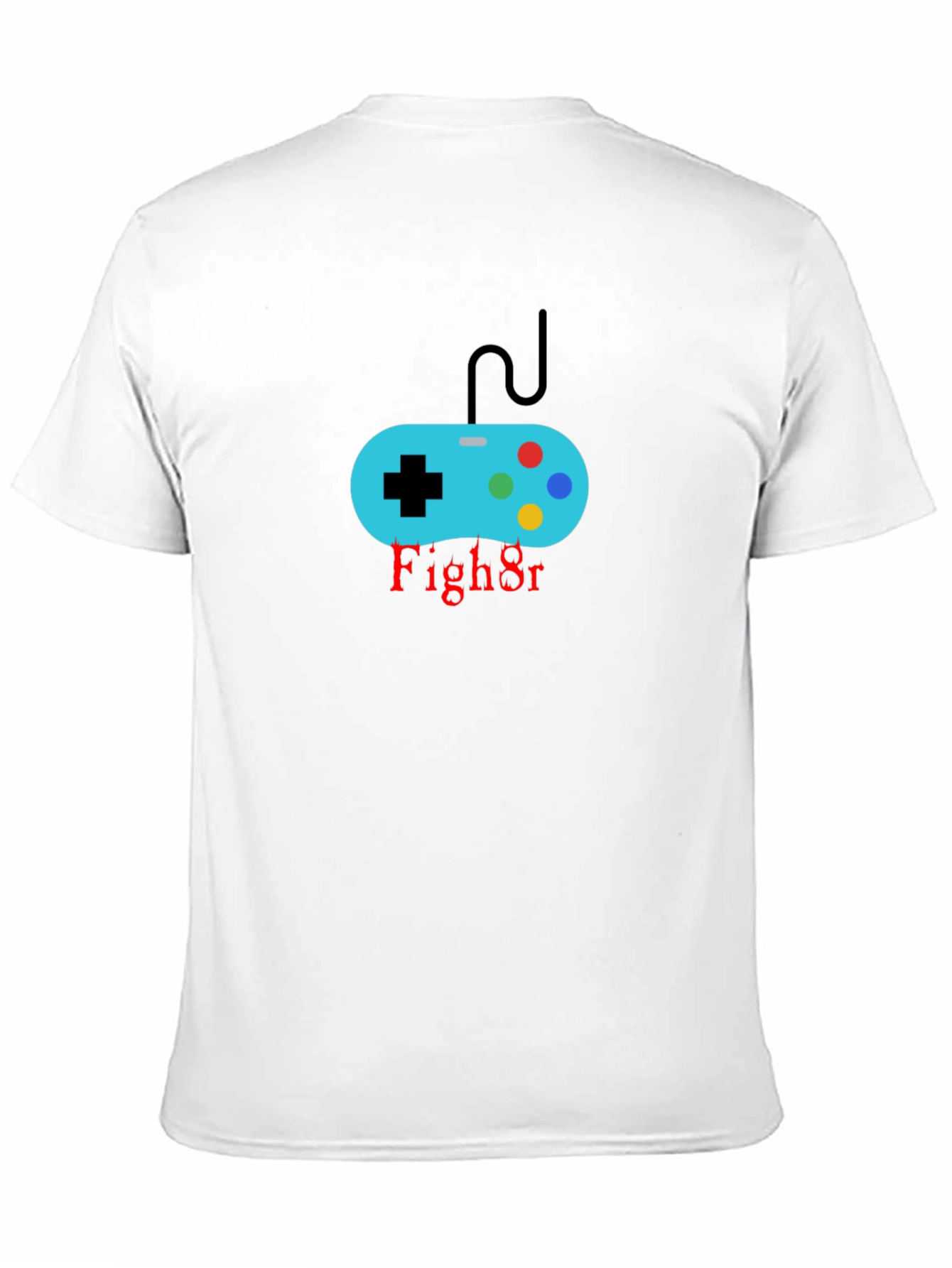 Gamer Controller Black T-Shirt - Fight On!