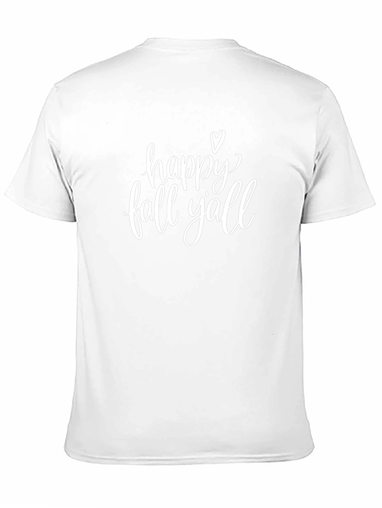 Happy Fall Yall Graphic Tee - Soft Cotton Blend