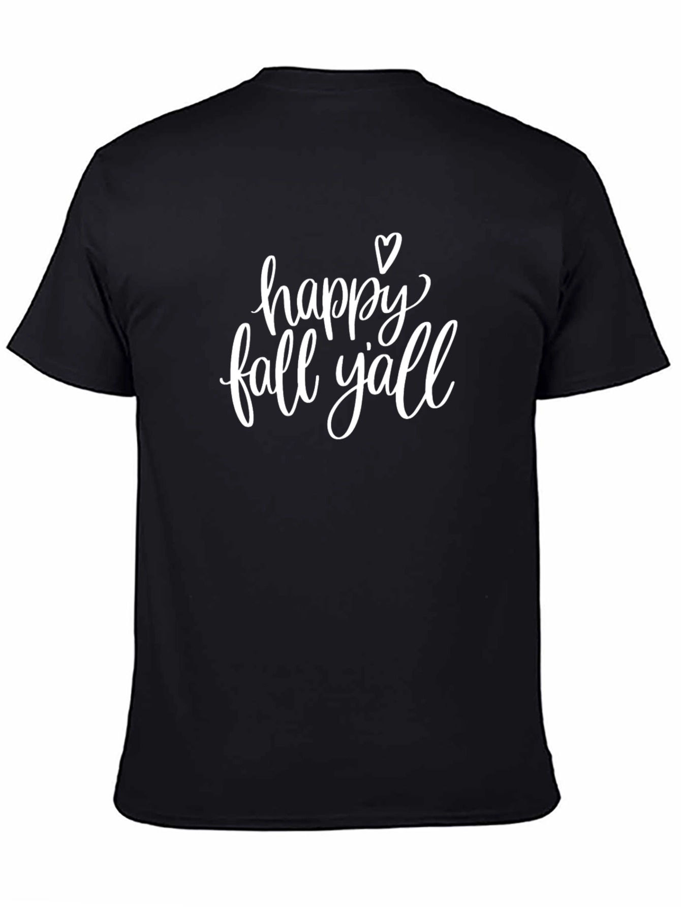 Happy Fall Yall Graphic Tee - Soft Cotton Blend