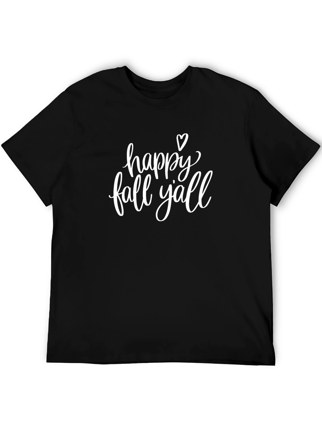 Happy Fall Yall Graphic Tee - Soft Cotton Blend