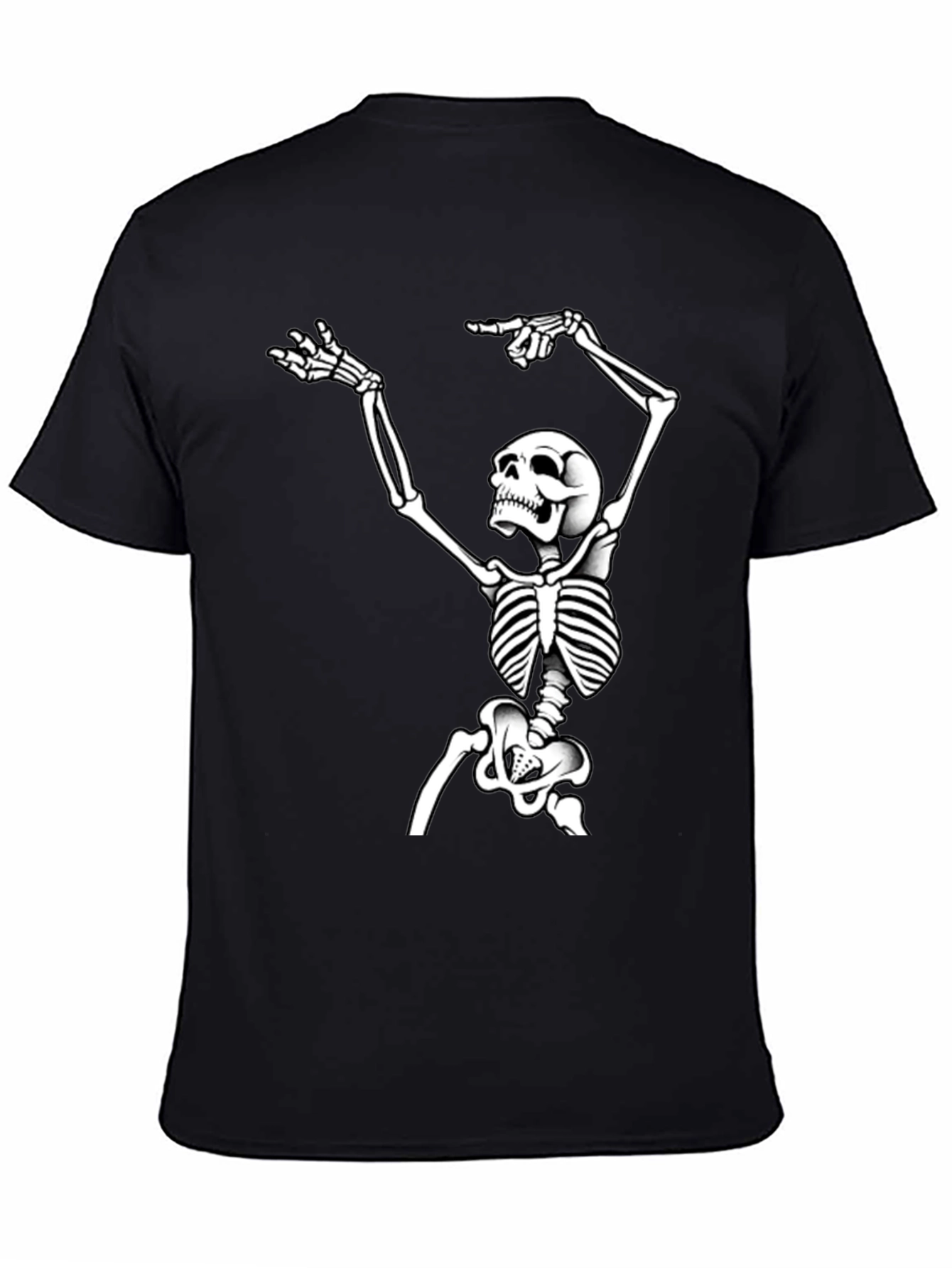 Skeleton Graphic Tee - Bold Halloween Style