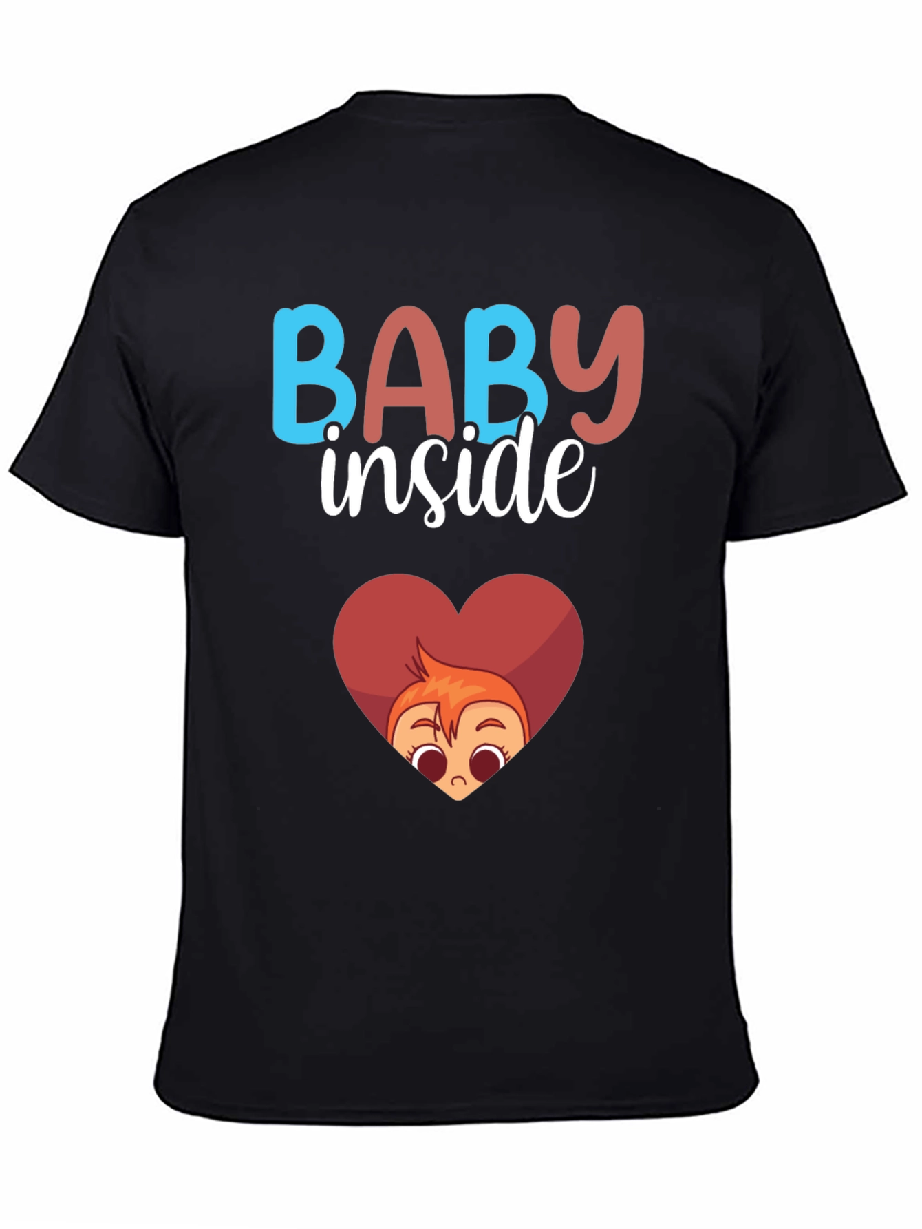 Baby Inside Cute Cartoon T-Shirt