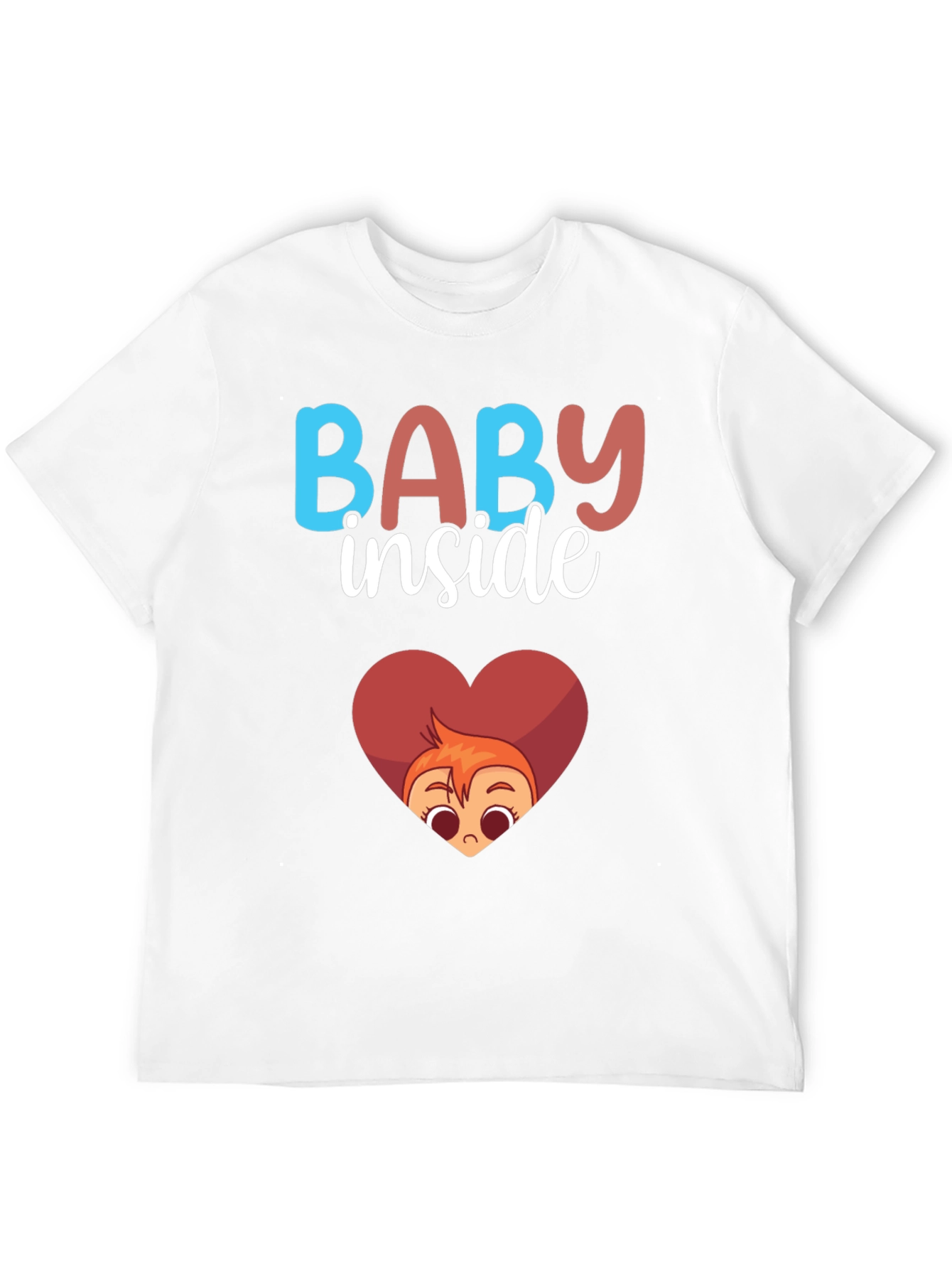 Baby Inside Cute Cartoon T-Shirt