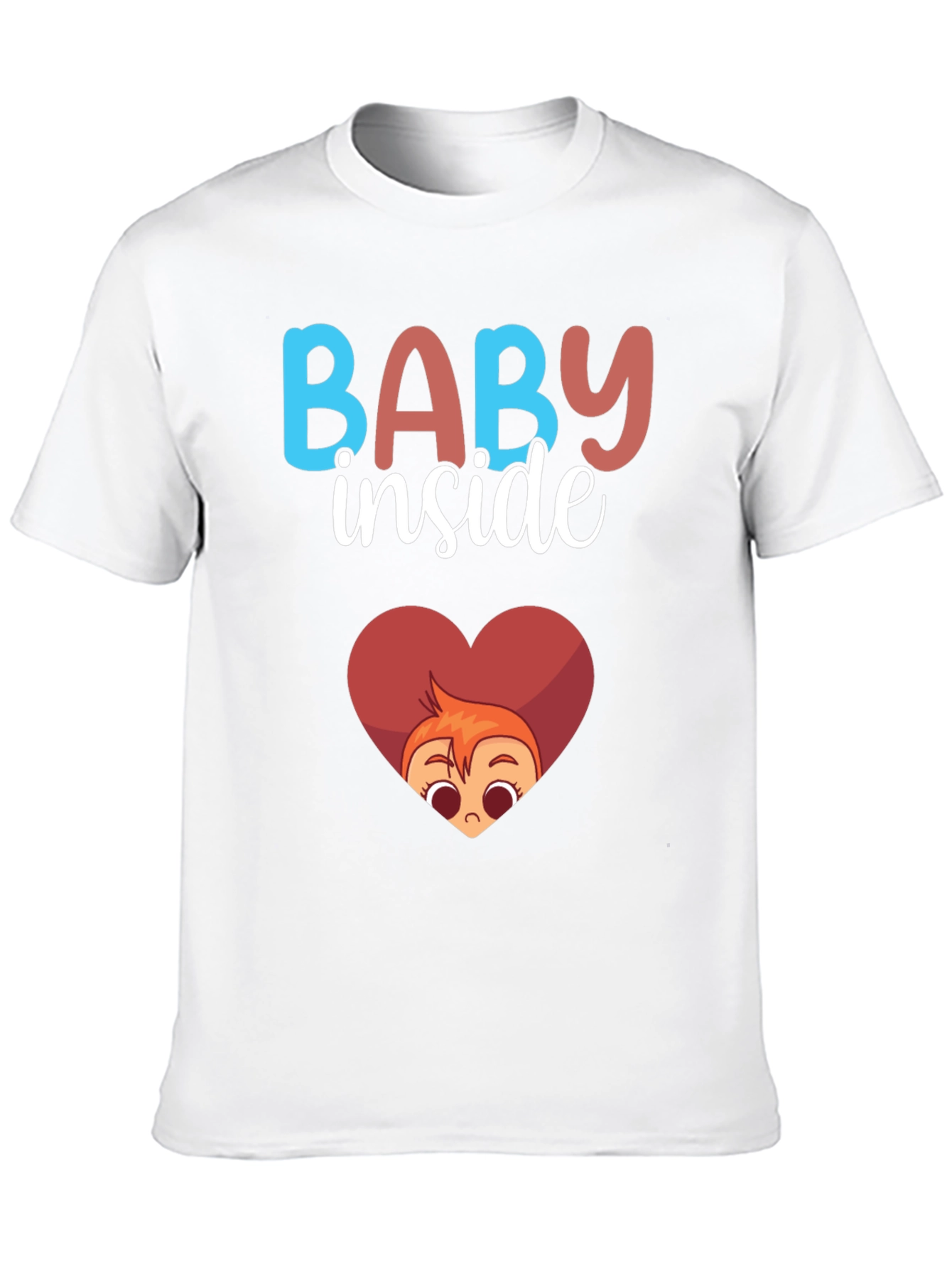 Baby Inside Cute Cartoon T-Shirt