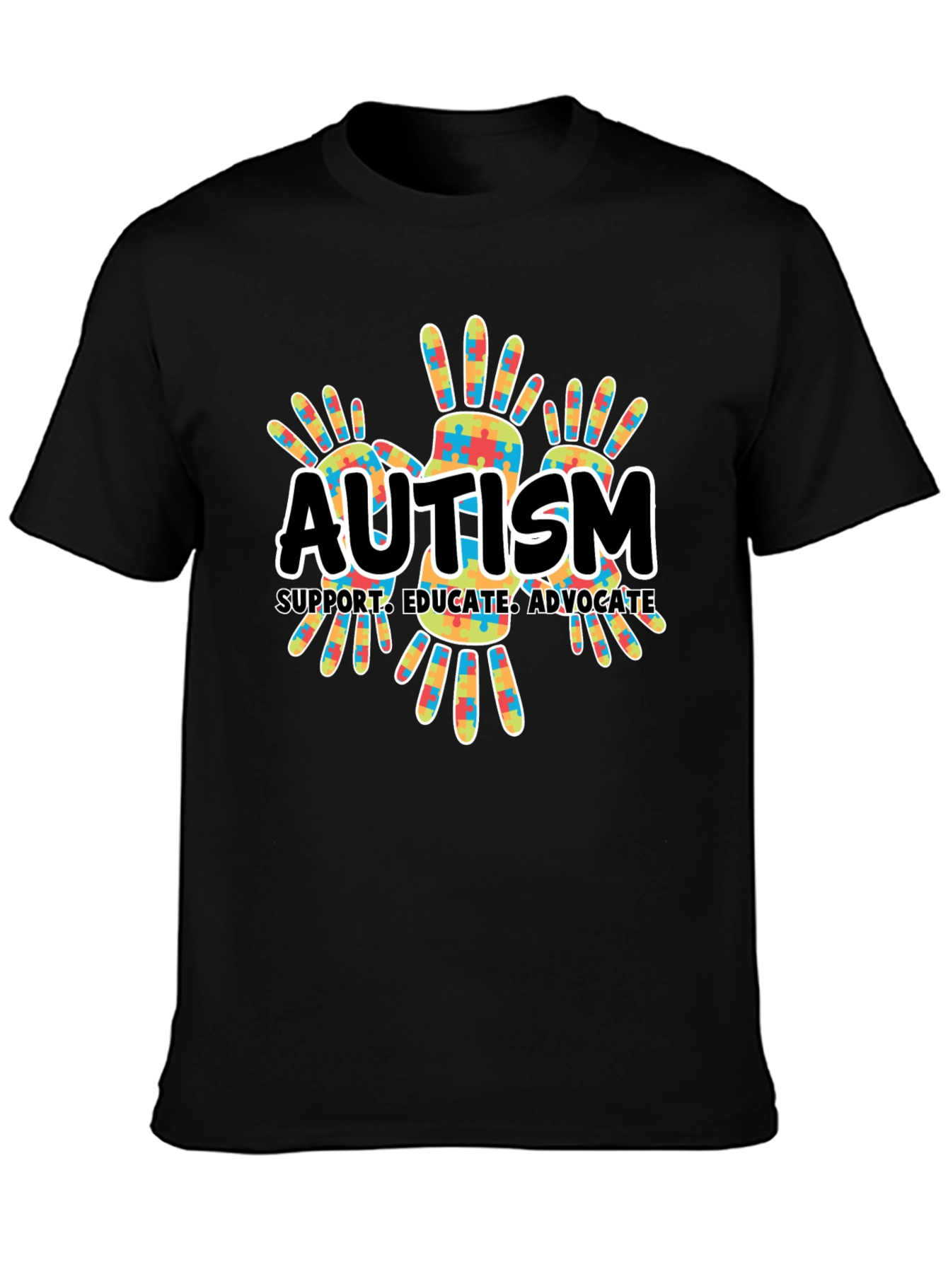 Autism Awareness T-Shirt Support Educate Advocate