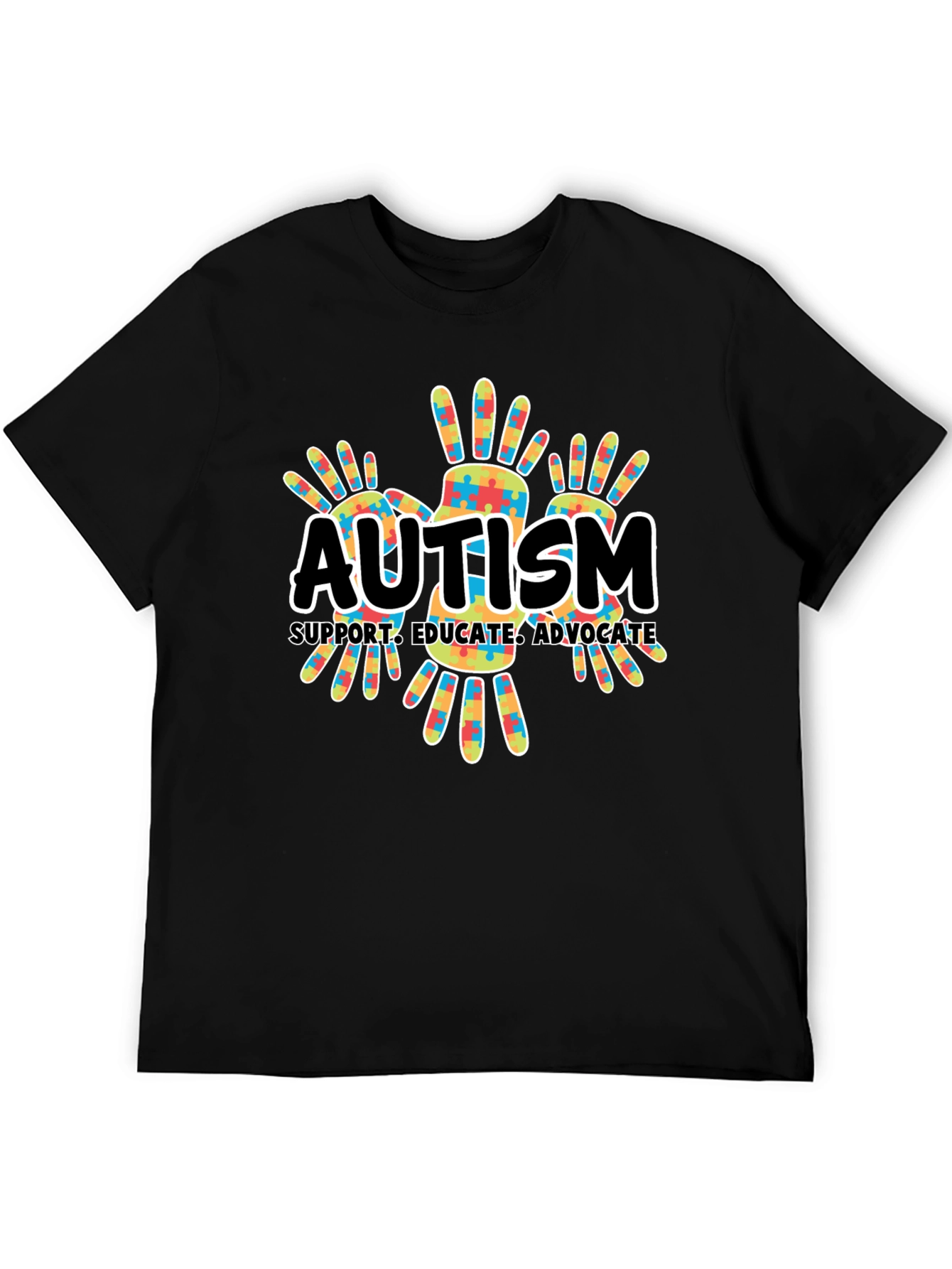 Autism Awareness T-Shirt Support Educate Advocate