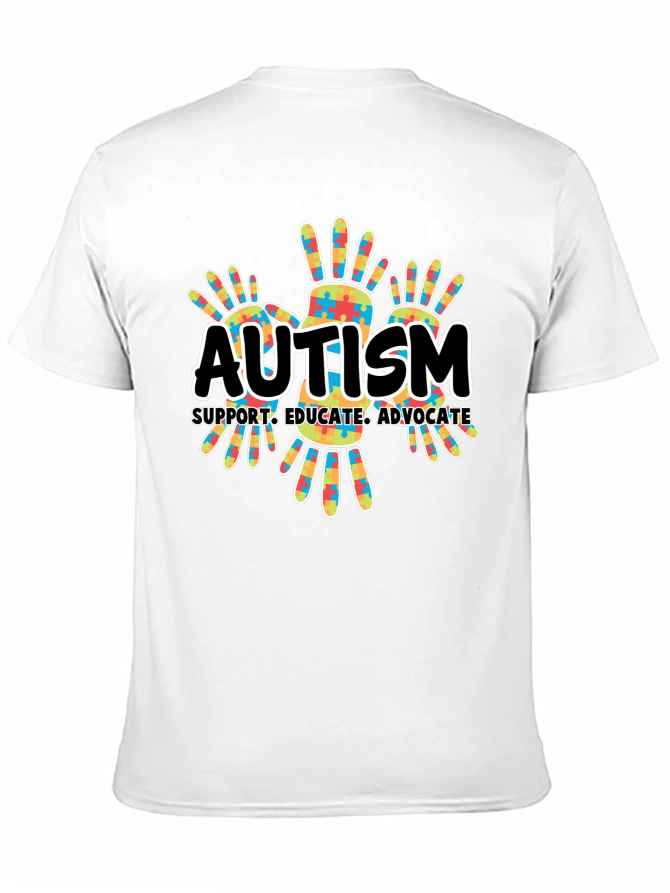 Autism Awareness T-Shirt Support Educate Advocate
