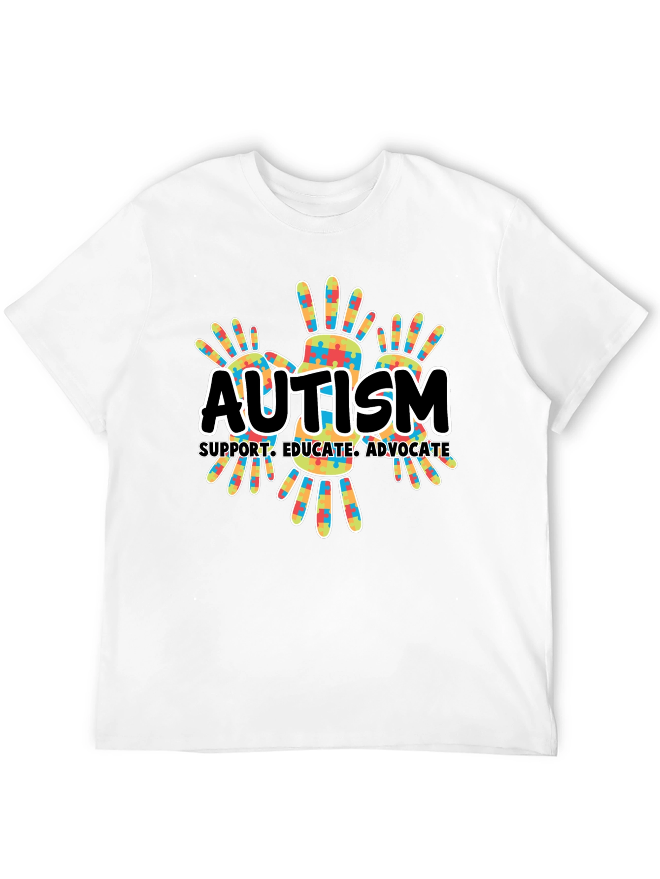Autism Awareness T-Shirt Support Educate Advocate