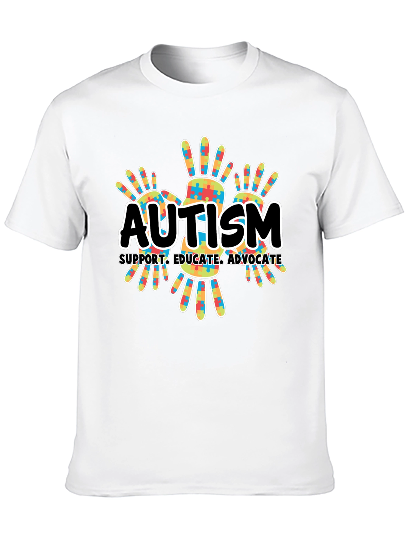 Autism Awareness T-Shirt Support Educate Advocate