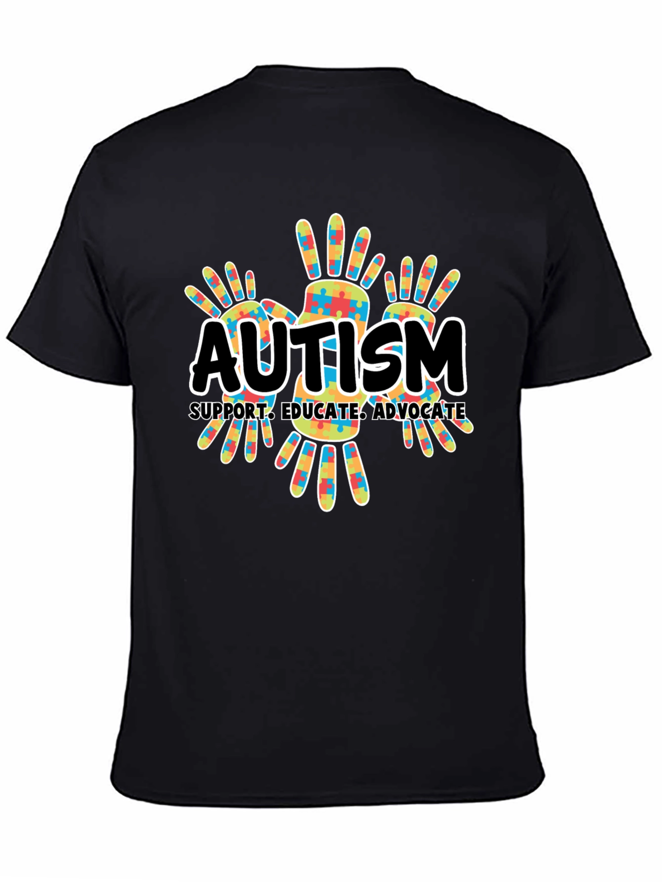 Autism Awareness T-Shirt Support Educate Advocate