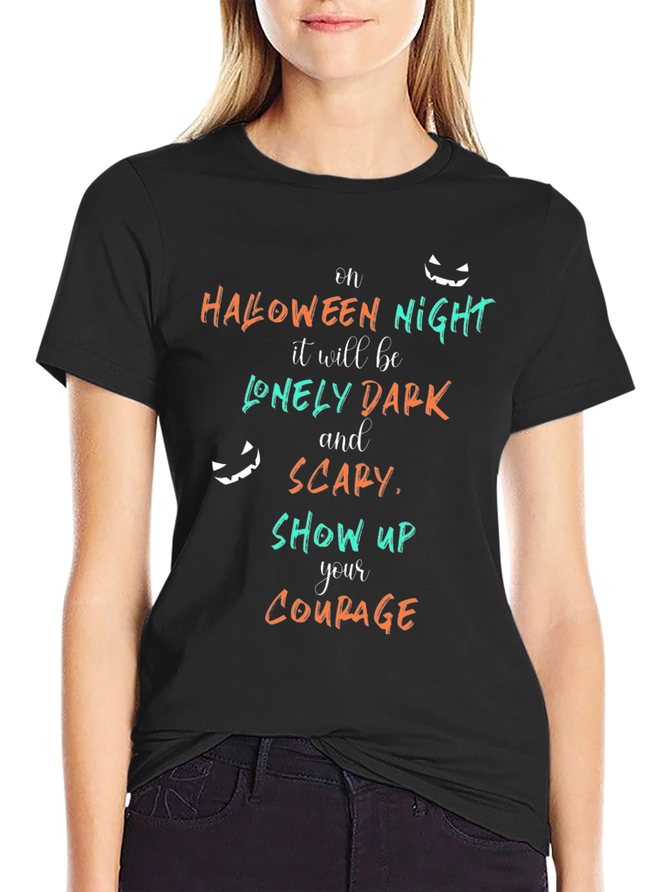 Halloween Night Graphic T-Shirt