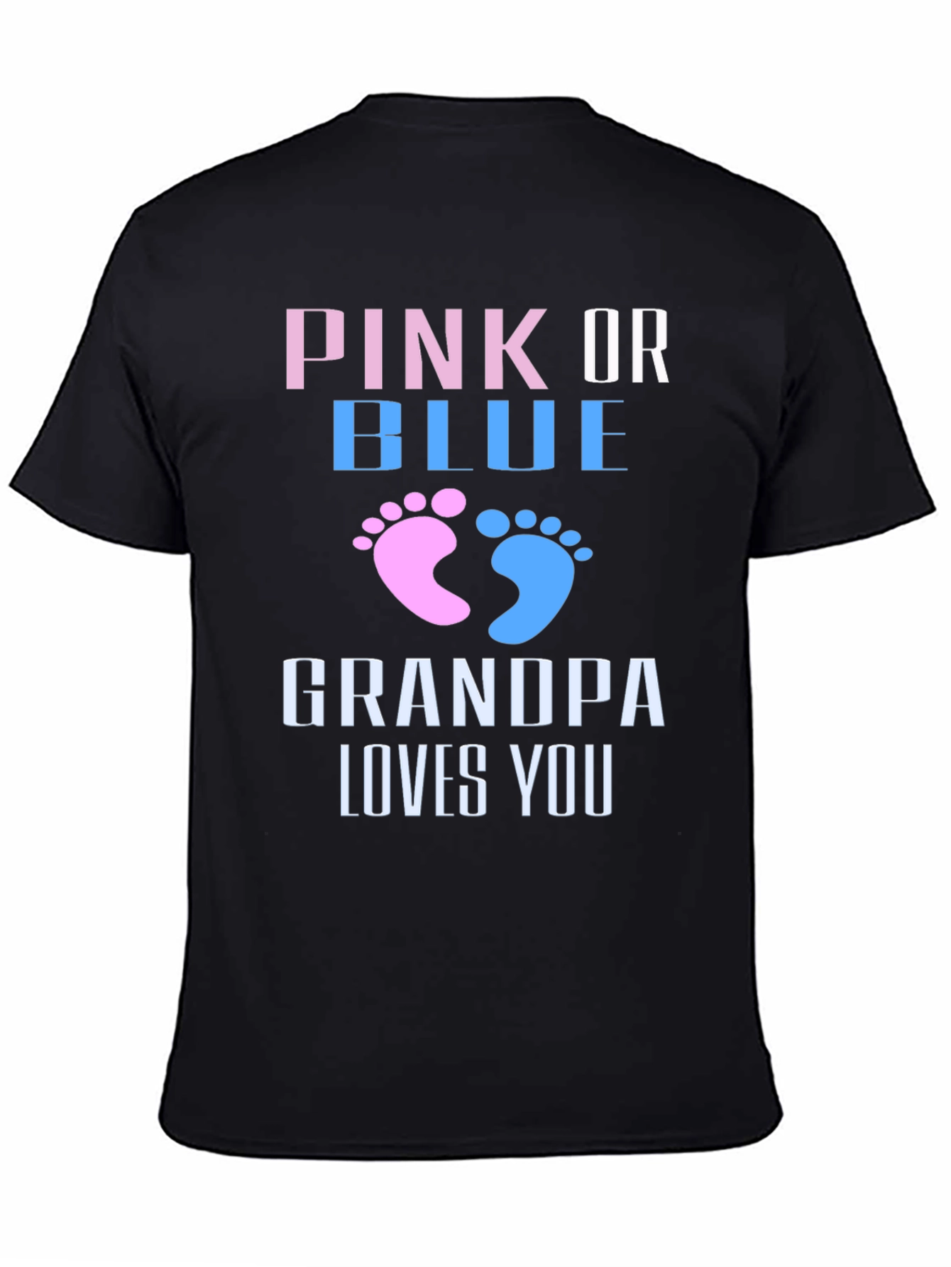 Gender Reveal Grandpa Loves You T-Shirt