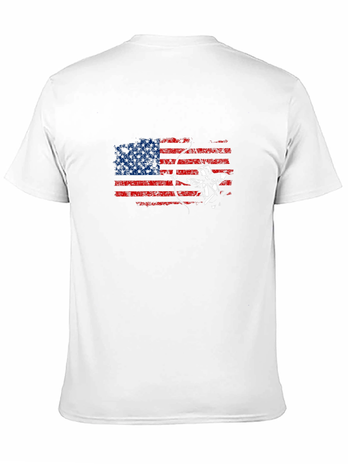 American Flag Archer Graphic T-Shirt