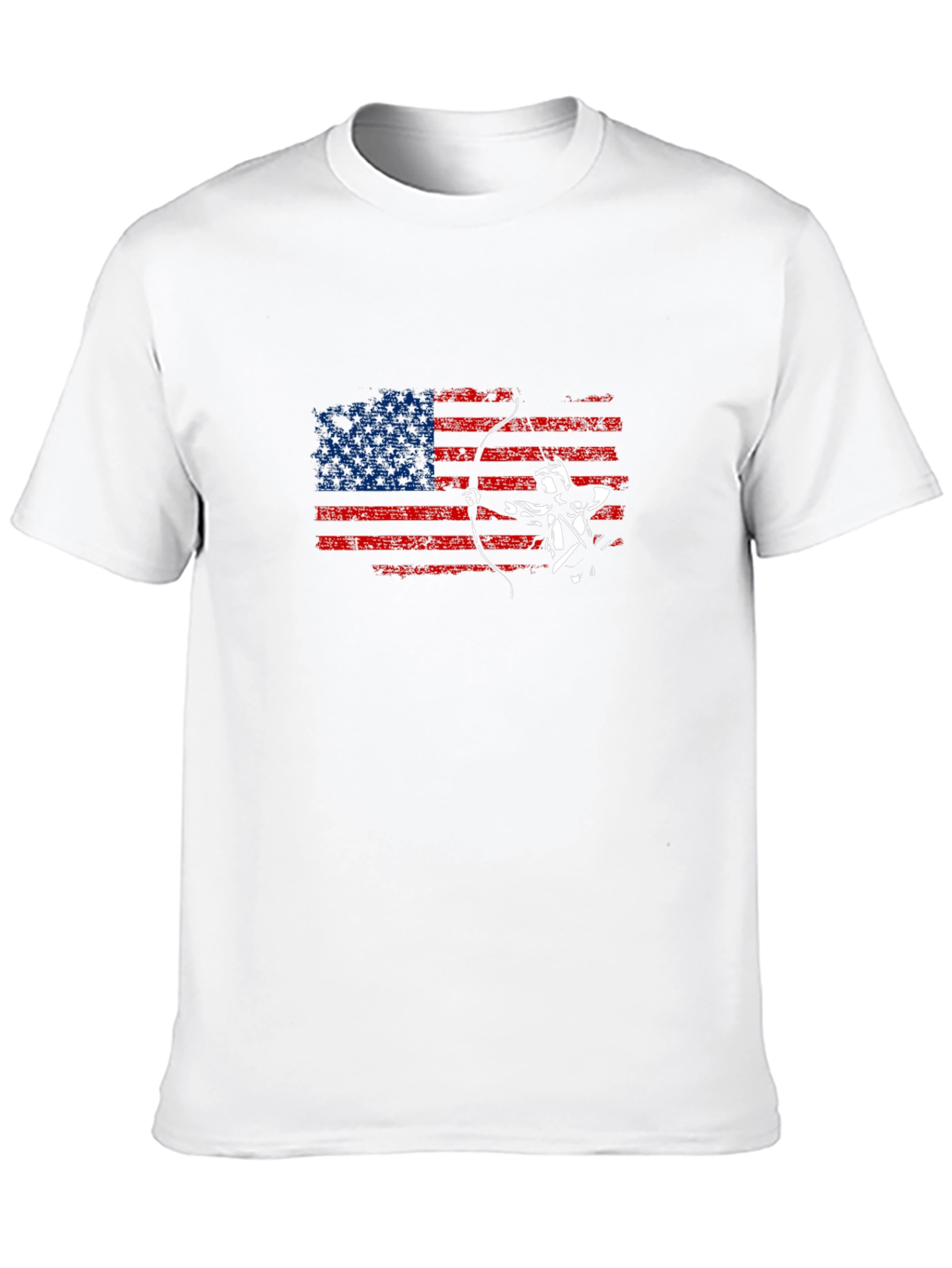 American Flag Archer Graphic T-Shirt