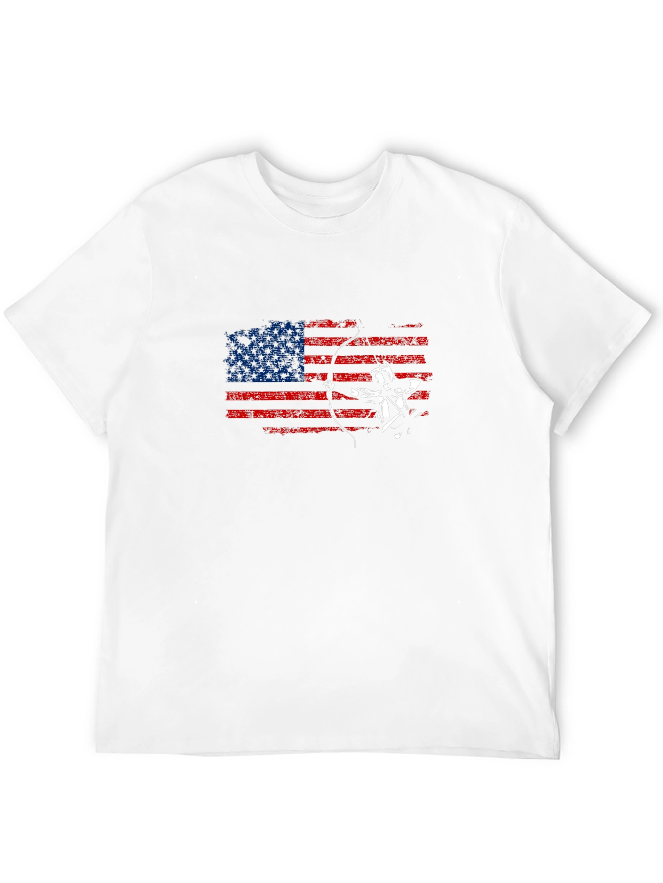 American Flag Archer Graphic T-Shirt