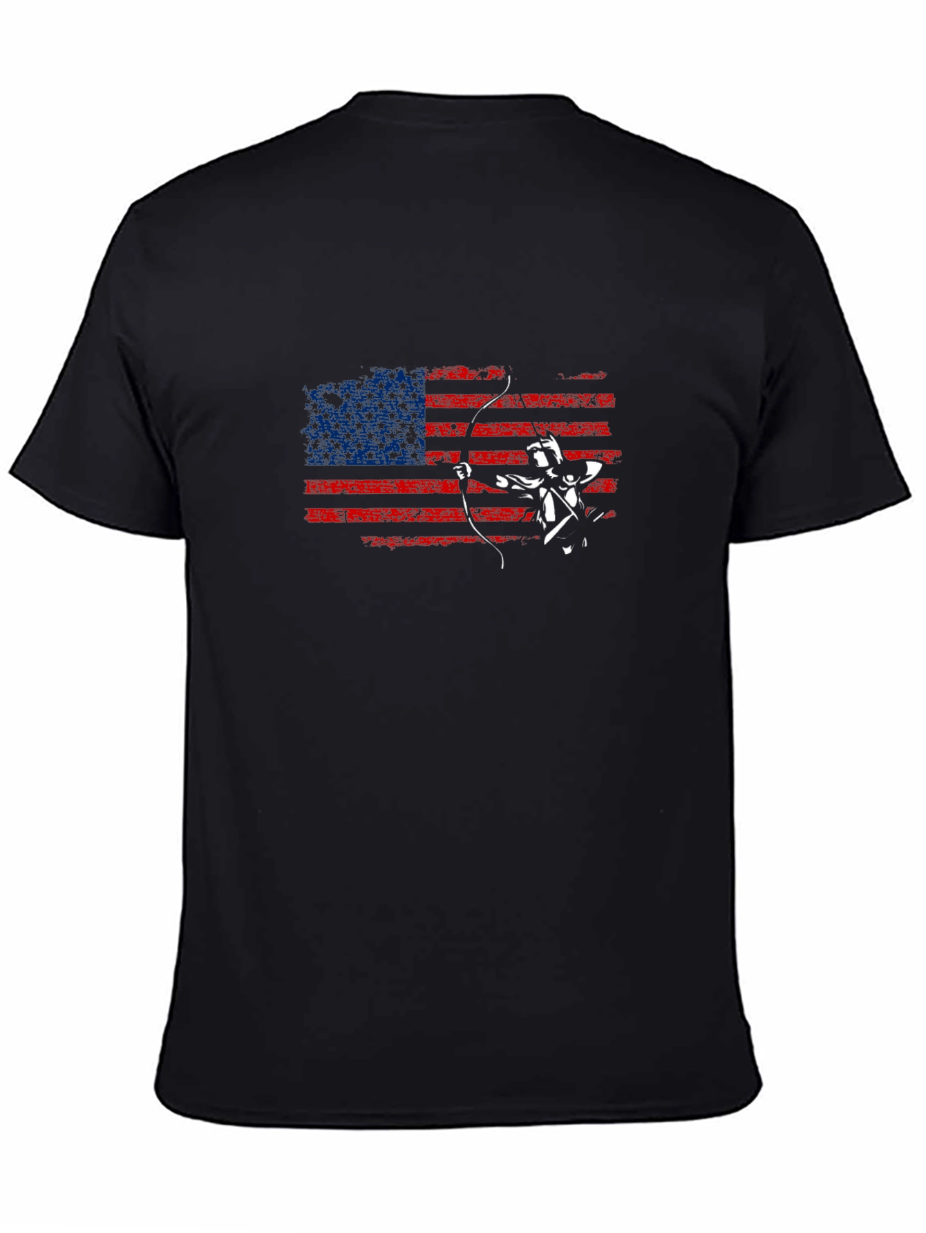 American Flag Archer Graphic T-Shirt