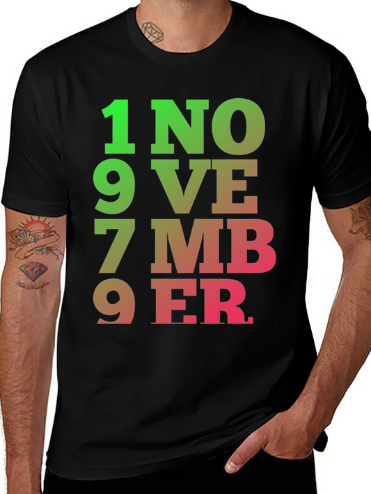 1 November 1979 T-Shirt Birthday Gift