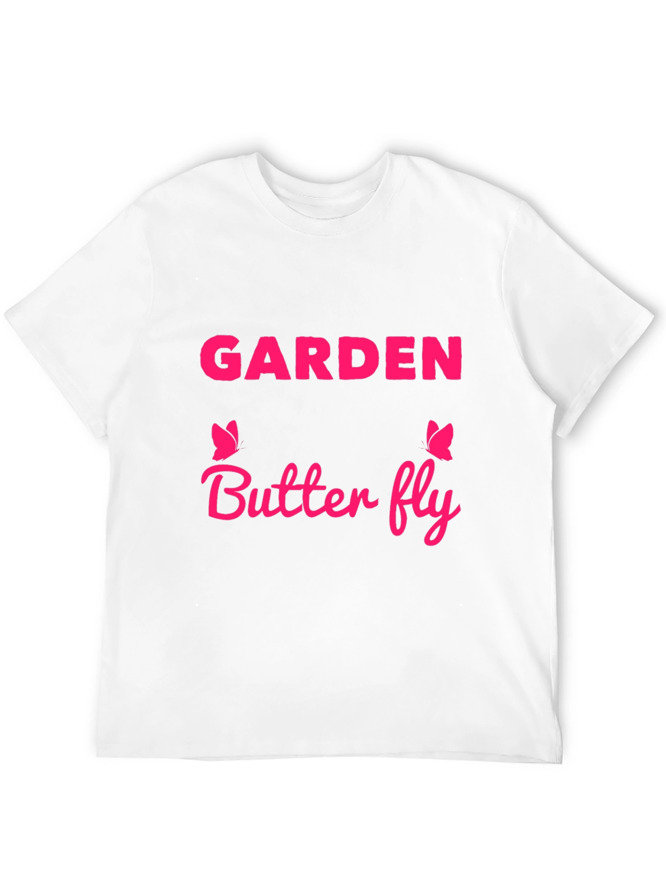 Garden Butterfly Graphic Tee - Black