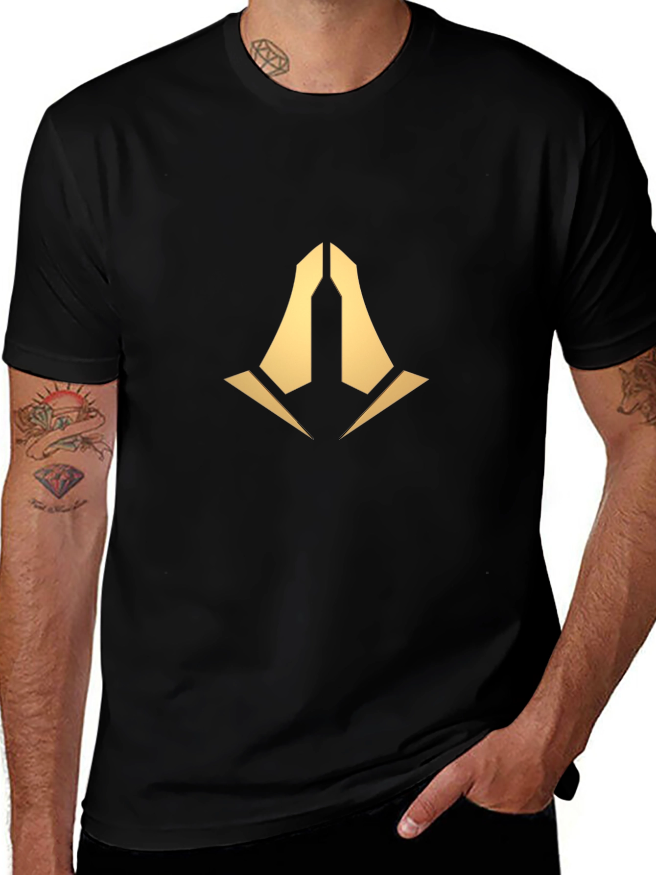 Golden Symbol Black T-Shirt