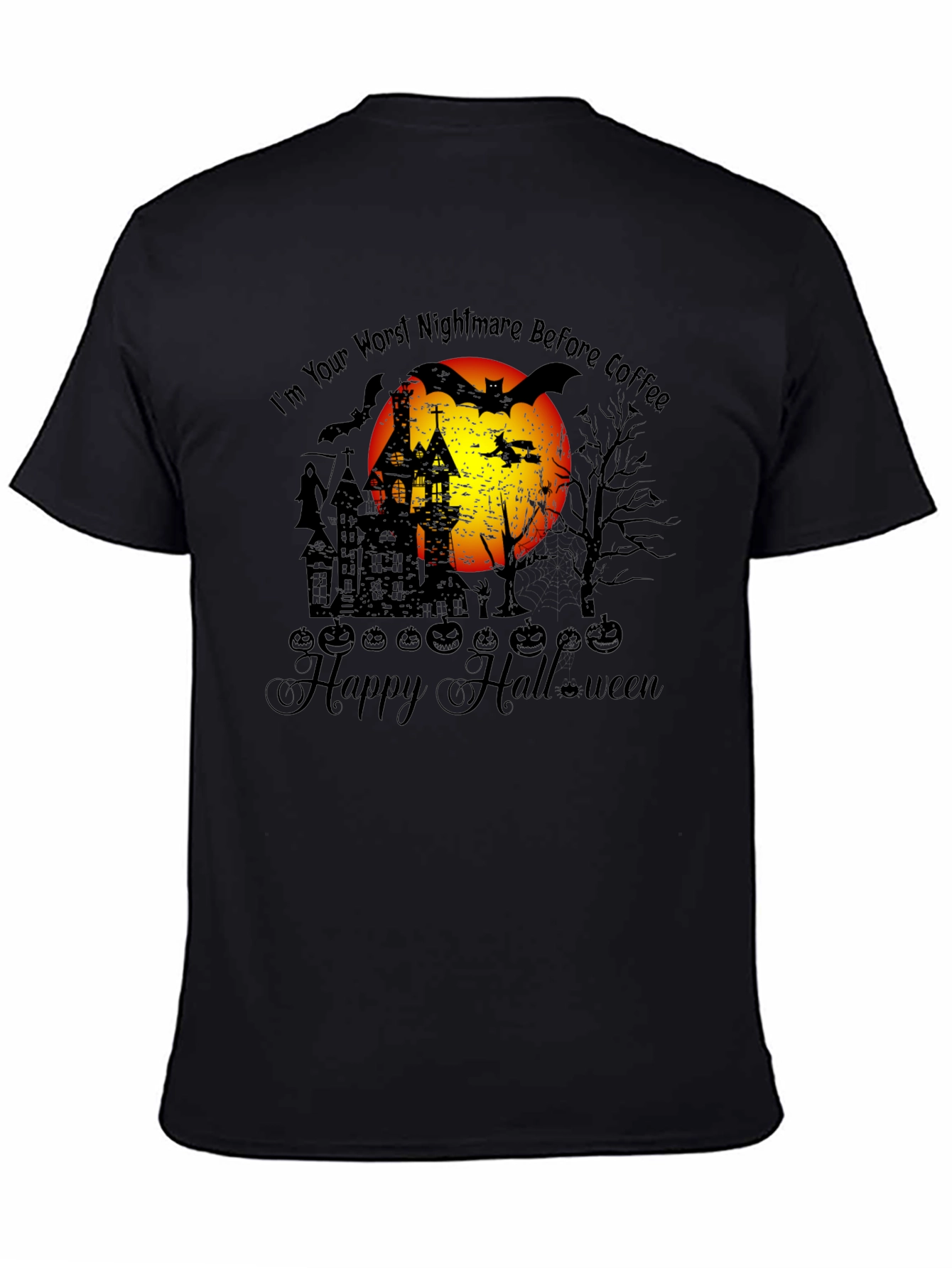 Halloween Nightmare Before Coffee T-Shirt