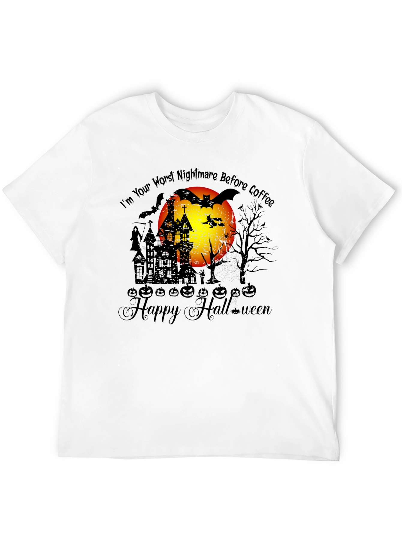 Halloween Nightmare Before Coffee T-Shirt