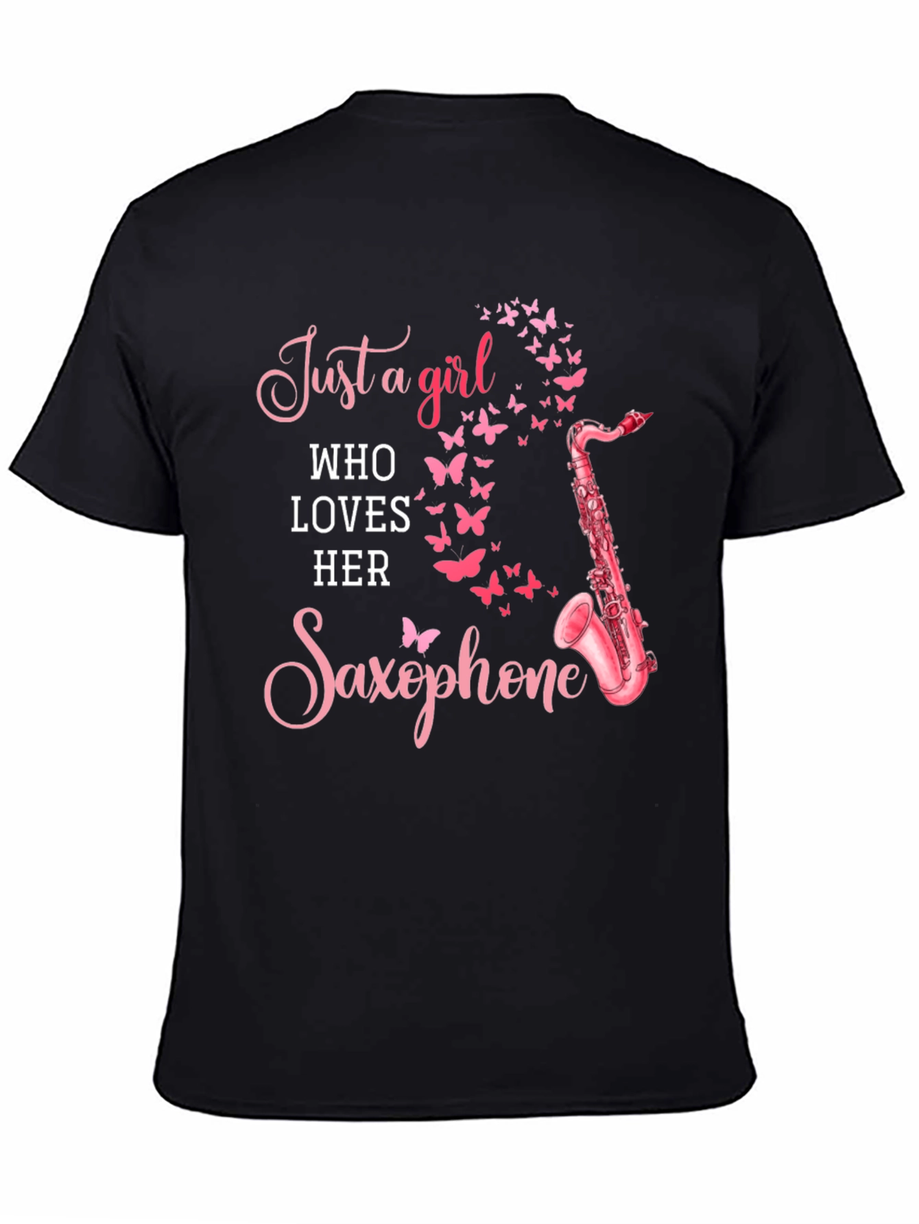 Girl Loves Saxophone T-Shirt